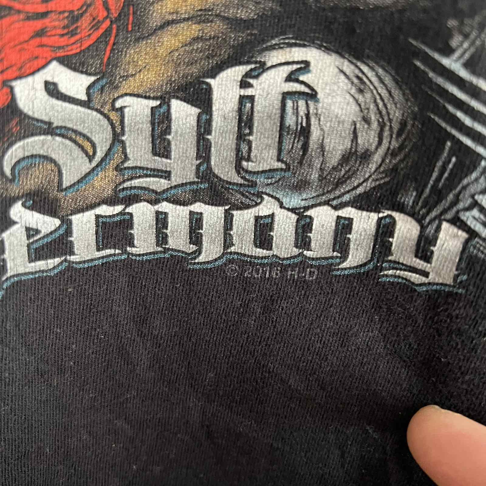 Harley Davidson × Vintage Vintage Harley Davidson Motorcycle T-shirt Size US XL / EU 56 / 4 - 6 Thumbnail