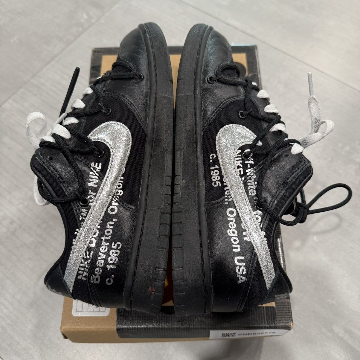 Nike × Off-White Off White Nike Dunk Low Lot 50 size 7.5 Size US 7.5 / EU 40-41 - 4 Thumbnail