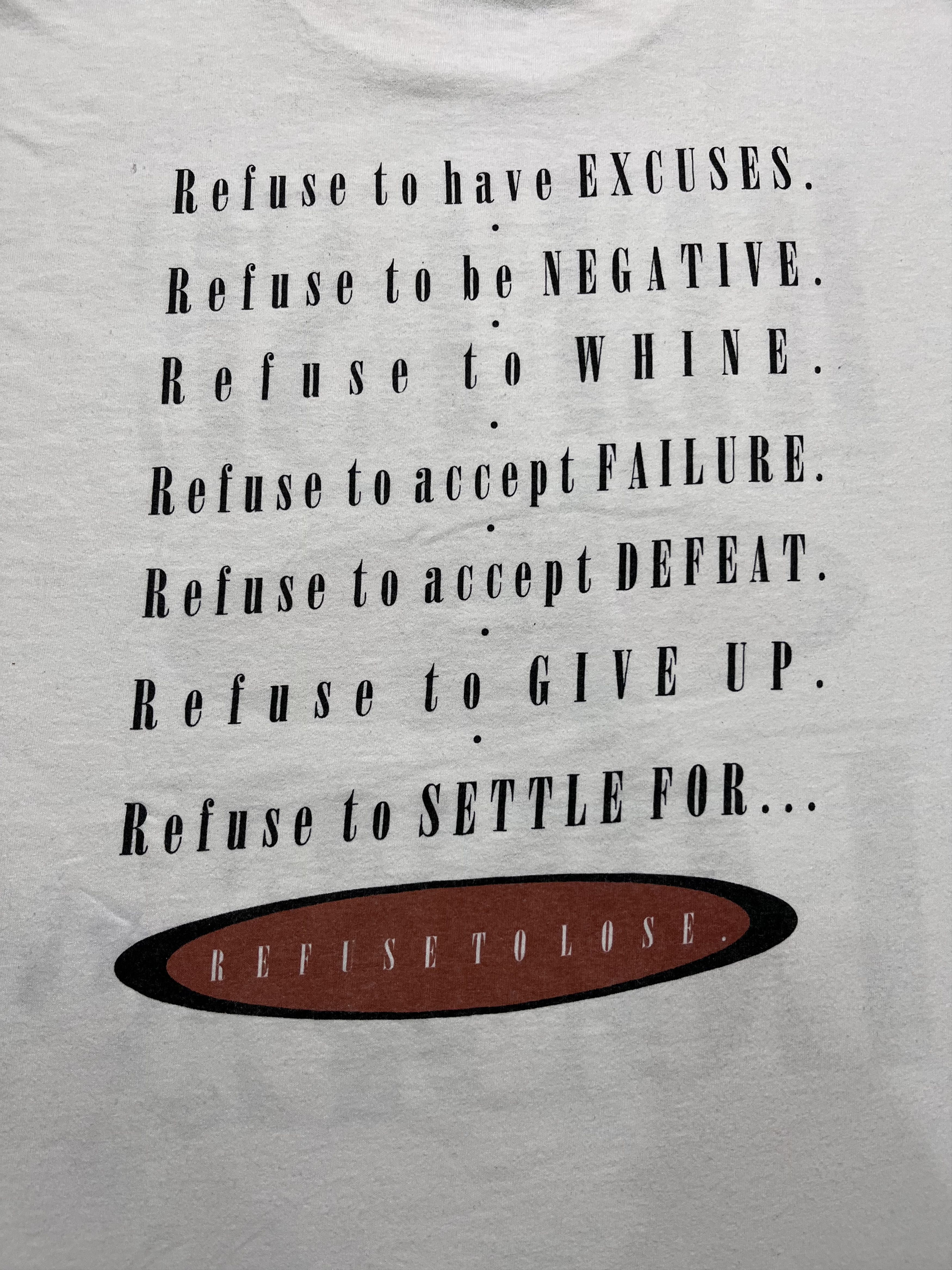 Band Tees Vintage Refuse To Lose Size US XL / EU 56 / 4 - 4 Thumbnail