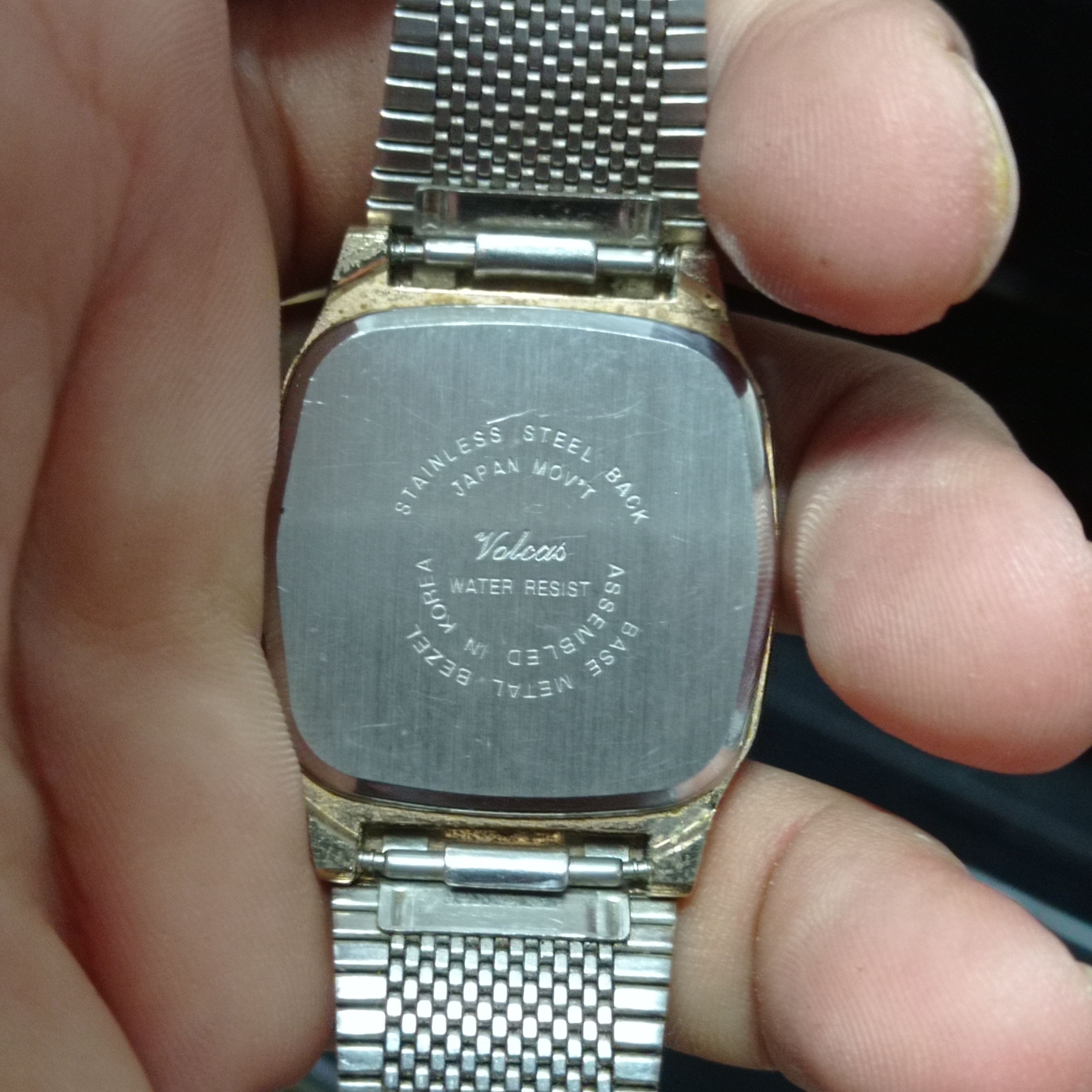 Vintage Vintage Retro Volcas Watch by Japan Made (fully steel) Size ONE SIZE - 3 Thumbnail