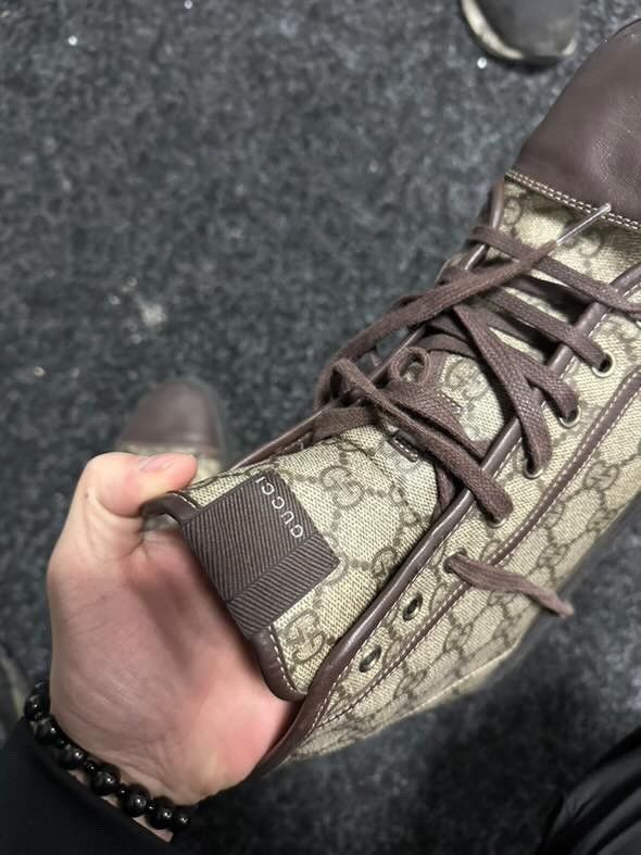 Gucci Gucci 295383 Hi Top Sneaker Monogram BB Supreme Size US 9 / EU 42 - 2 Thumbnail