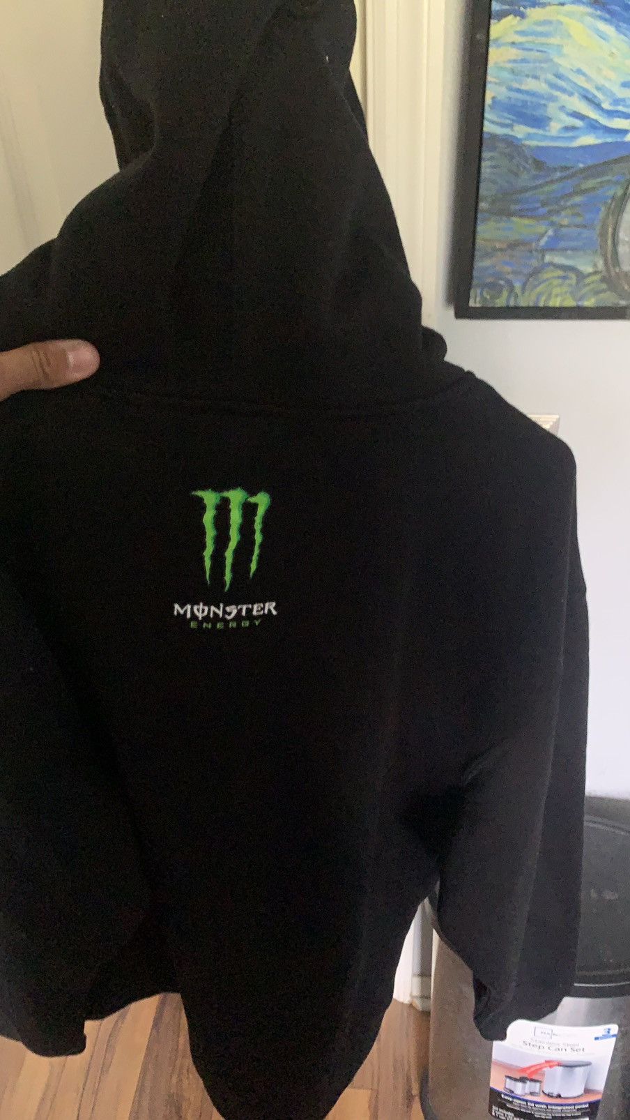 Vintage Monster Energy Hoodie Size L Size US L / EU 52-54 / 3 - 3 Thumbnail