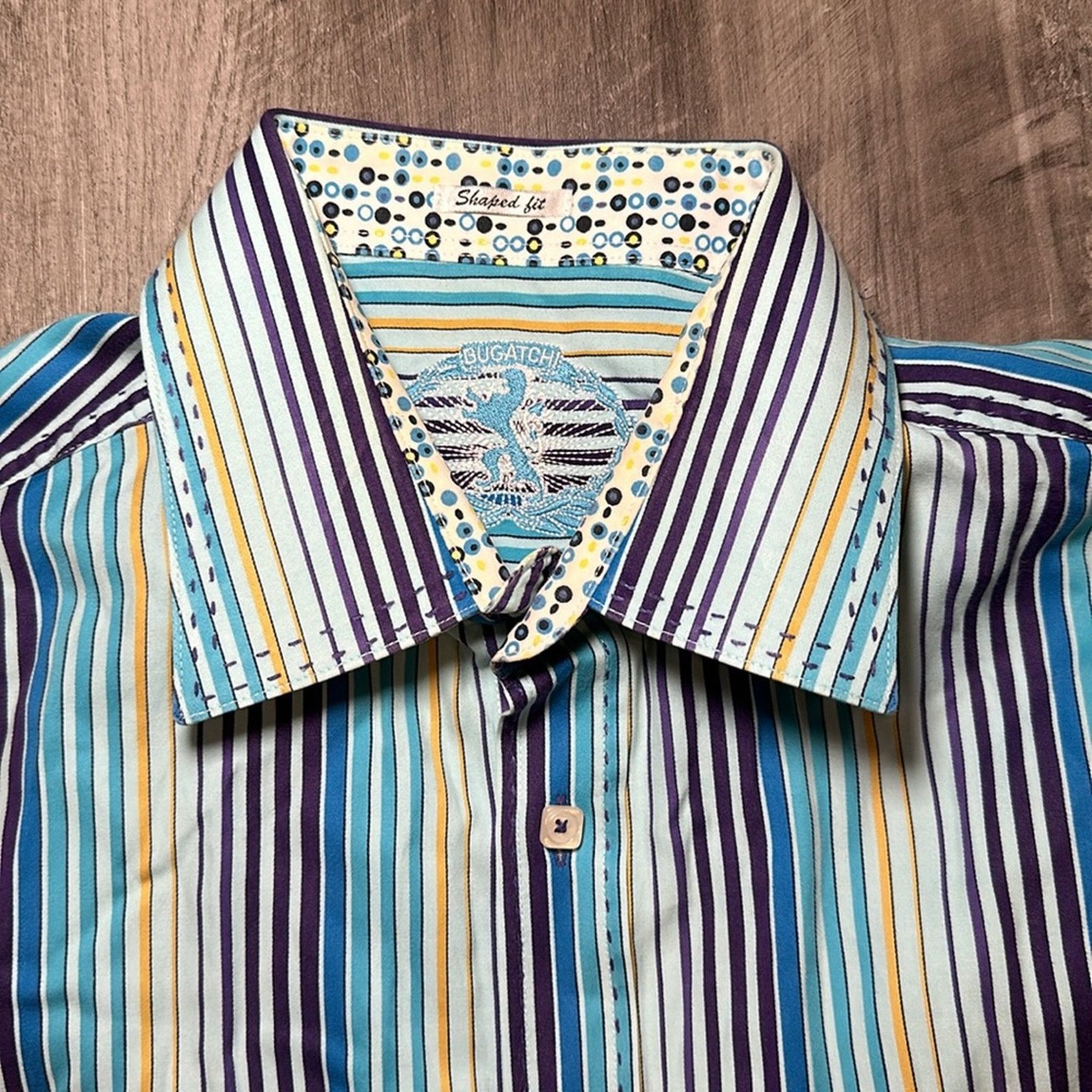 BUGATCHI Bugatchi Shaped Fit Long Sleeve Button Down - XL Size US XL / EU 56 / 4 - 5 Thumbnail