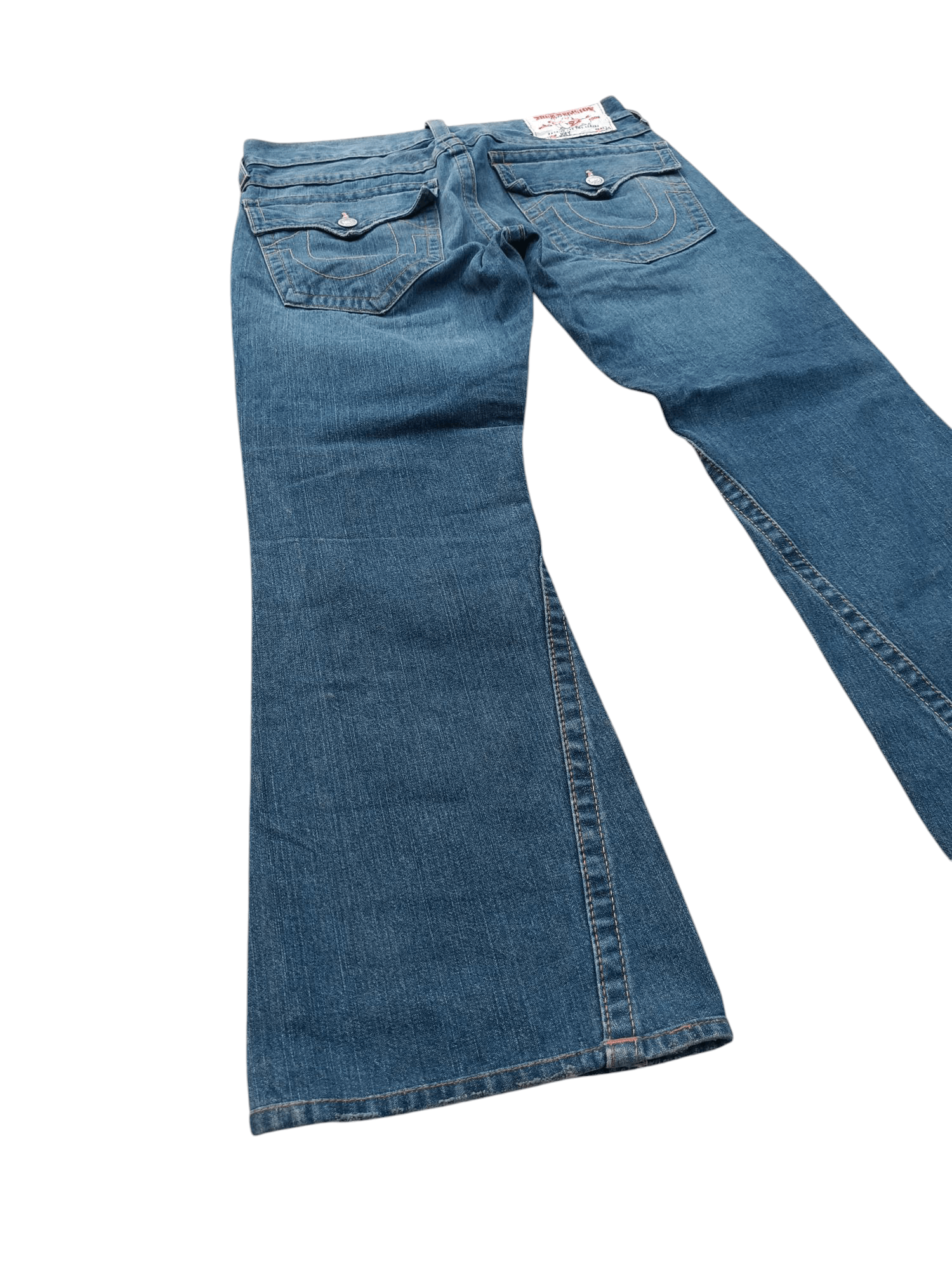 True Religion VINTAGE True Religion Joey Flare Jeans TR026 Size US 34 / EU 50 - 5 Thumbnail