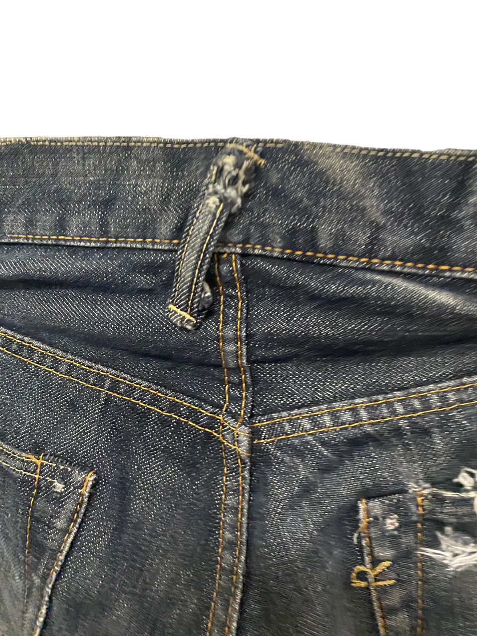 45rpm 💥BEST OFFER💥VINTAGE 45 RPM DISTRESSED DENIM JEANS Size US 28 / EU 44 - 3 Thumbnail