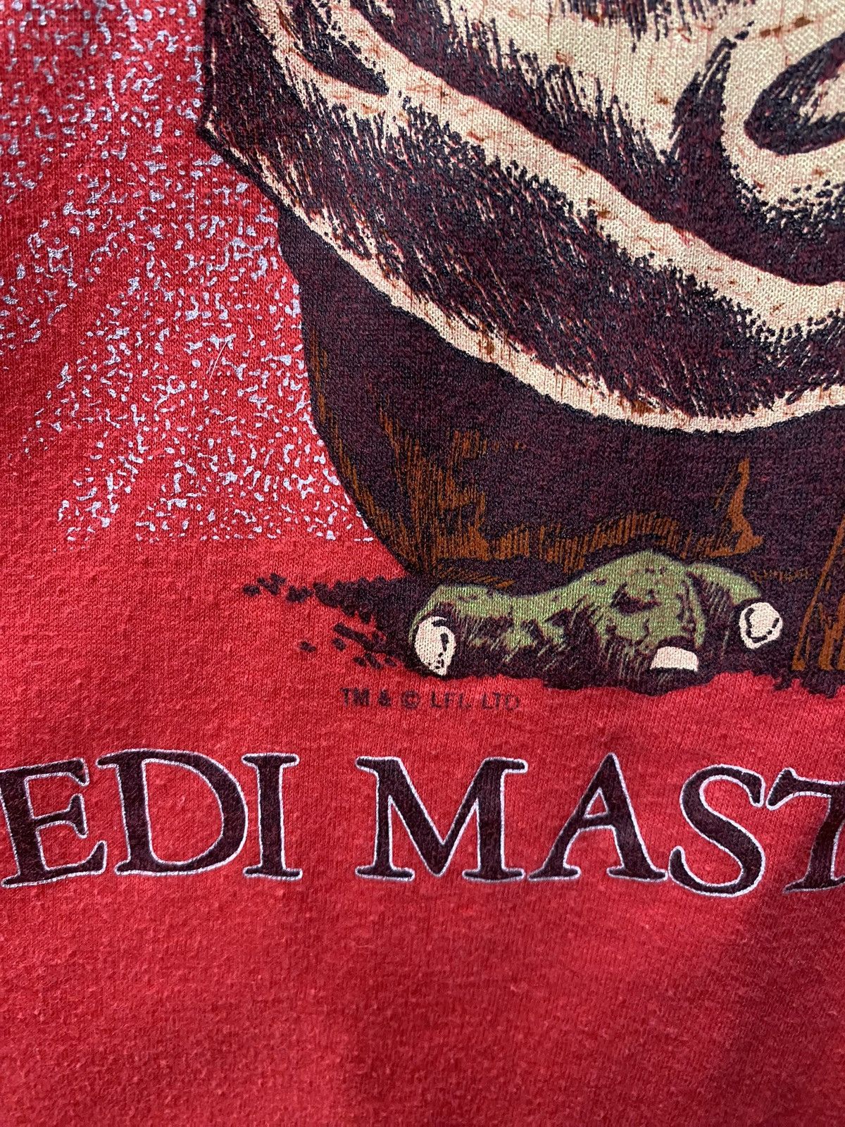 Vintage 1980’s Vintage Yoda Star Wars Movie Tee Shirt Medium Size US M / EU 48-50 / 2 - 4 Thumbnail