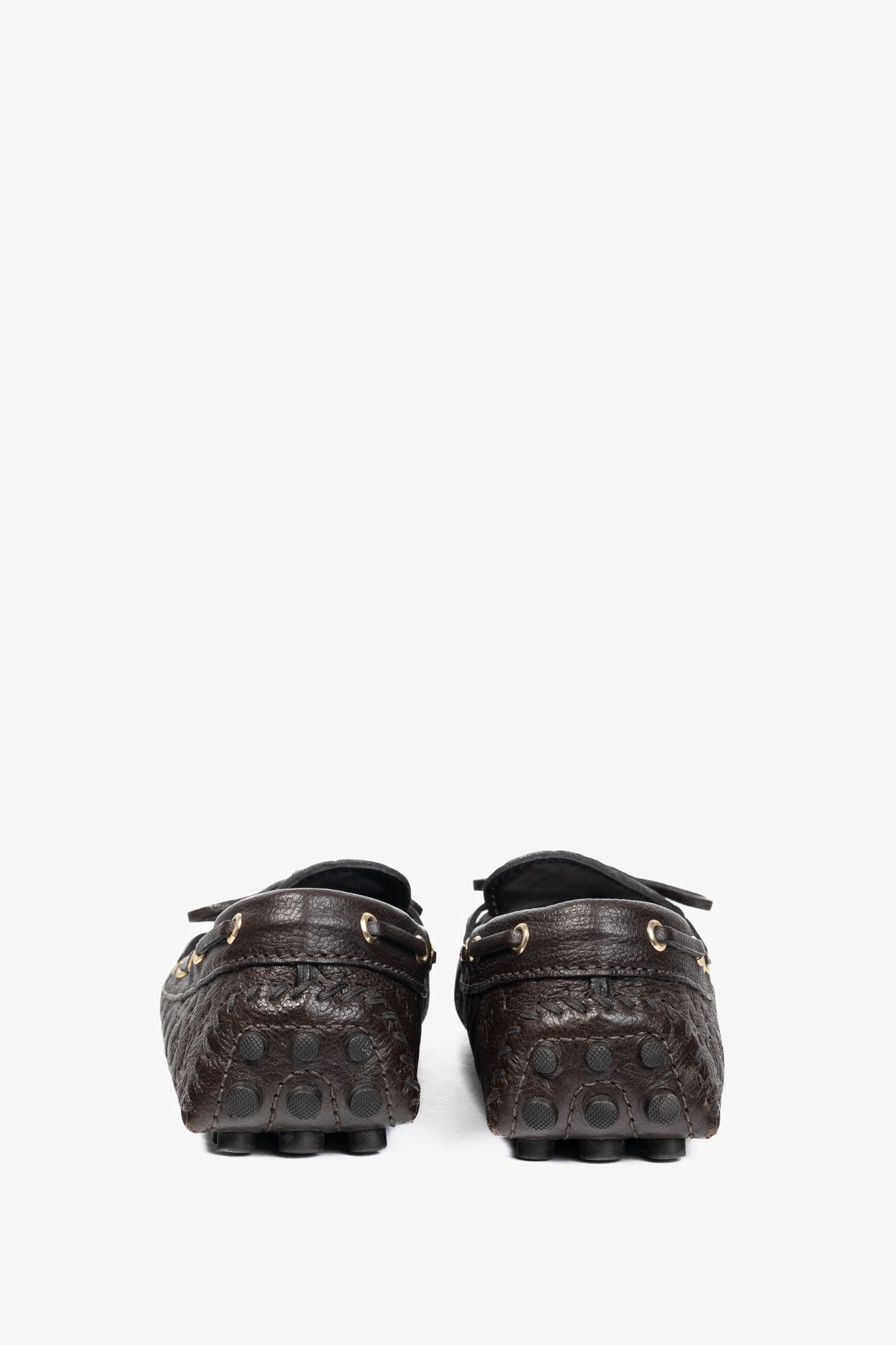 Louis Vuitton Louis Vuitton Gloria Monogram-Embossed Leather Flat Loafers Size US 6.5 / IT 36.5 - 4 Thumbnail