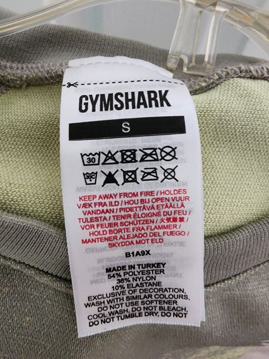Gymshark Gymshark Adapt Ombre Crop Top Green B1A9X Size Small