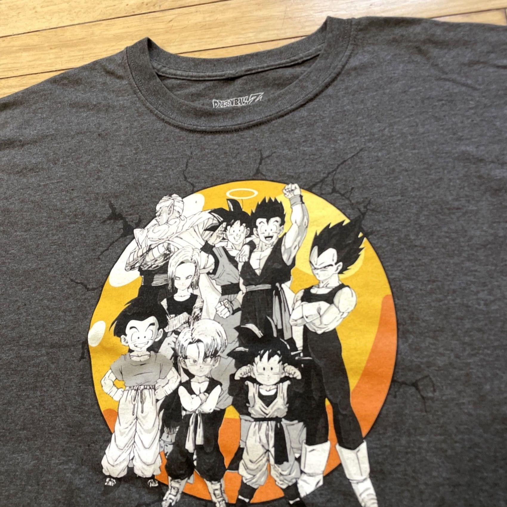 Vintage DRAGON BALL Z Shirt Men XL Gray GOKU GOHAN Vegeta Trunks DBZ Graphic Tee X L 46" Shirts Tee, 90s Anime, Dragon Ball Z Mens XL Gray Size US XL / EU 56 / 4 - 3 Thumbnail