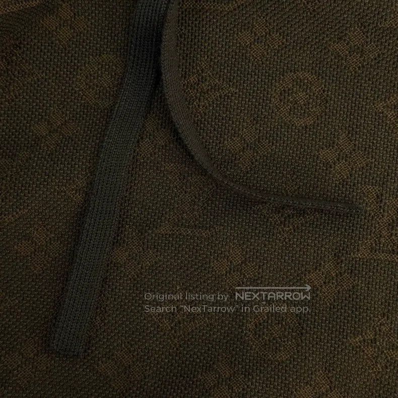 Louis Vuitton Louis Vuitton Brown wool hooded sweater with dark stripes Size US M / EU 48-50 / 2 - 7 Thumbnail