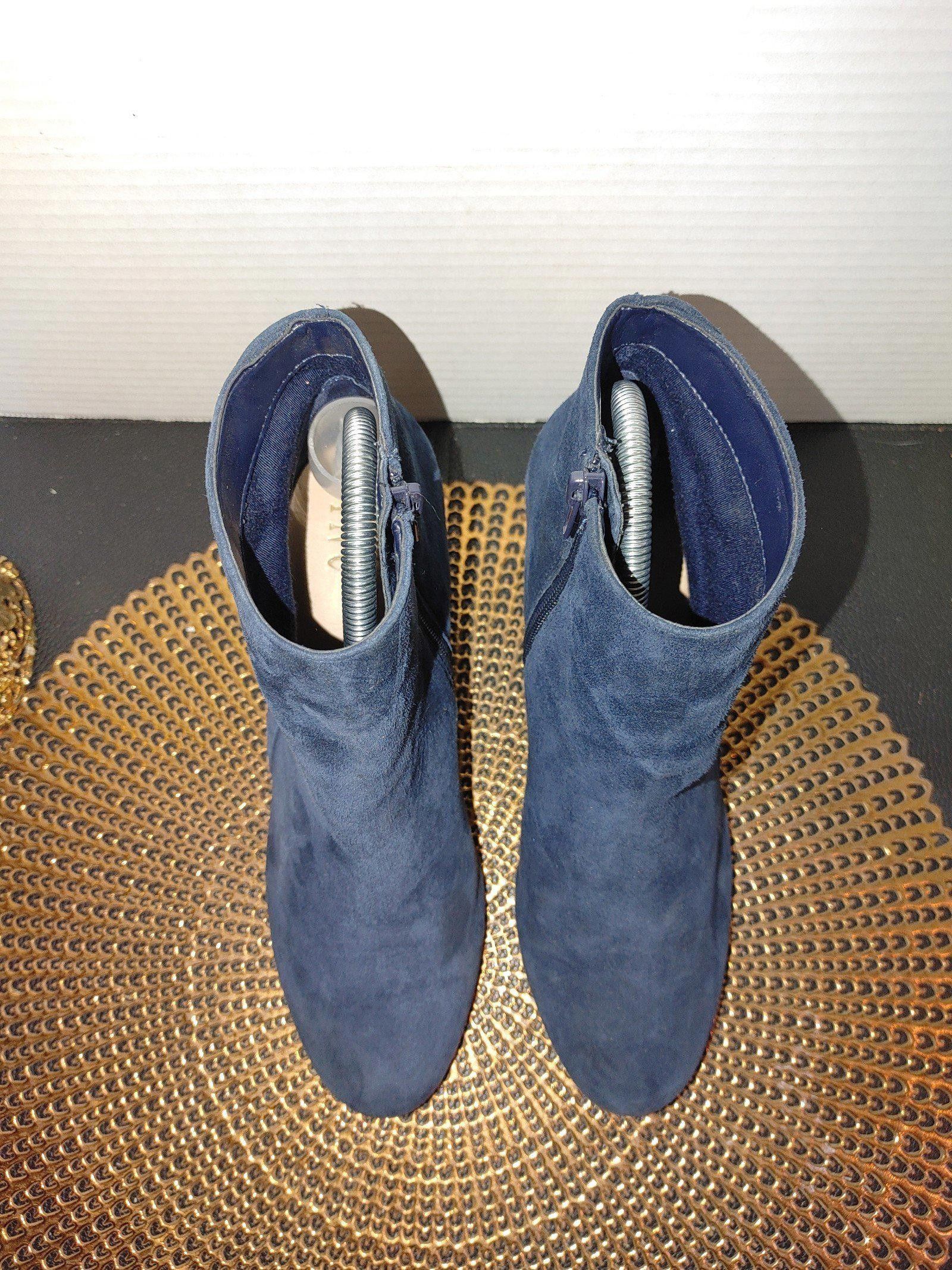 Designer INC Floriann Suede Booties Size 7.5M Size US 7 / IT 37 - 3 Thumbnail