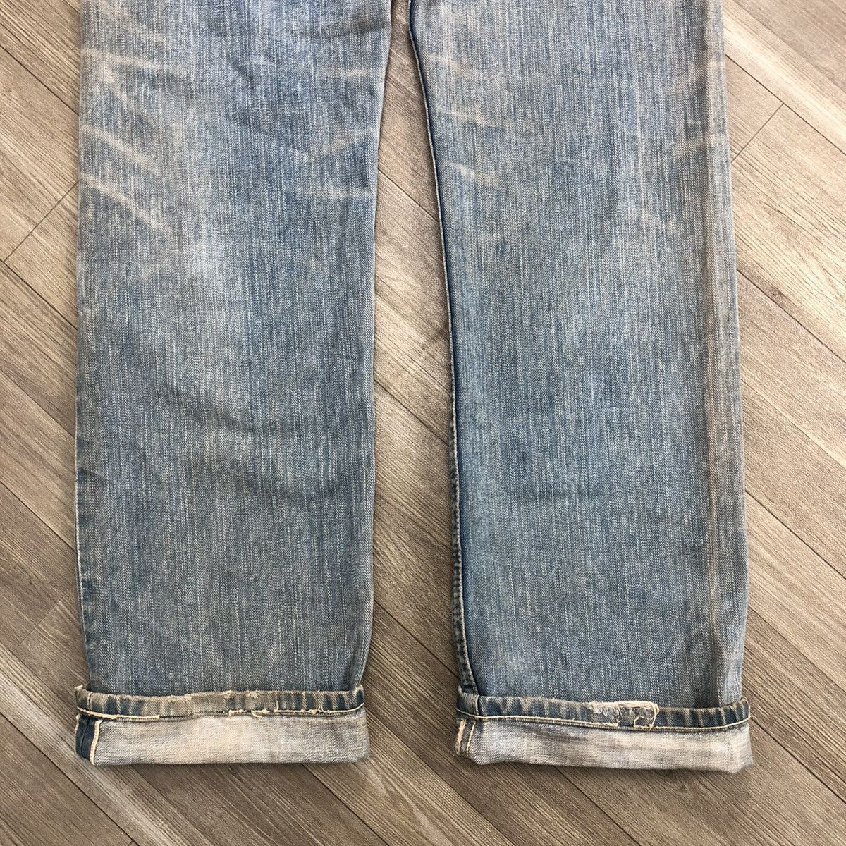 Sugar Cane 🇯🇵90s Vintage Sugar Cane Selvedge Faded Jeans Japanese Brand Size US 30 / EU 46 - 16 Thumbnail