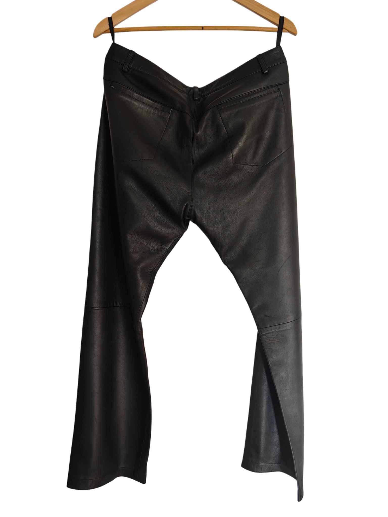 Versace Gianni Versace Lambskin Leather Pants Size US 34 / EU 50 - 6 Thumbnail