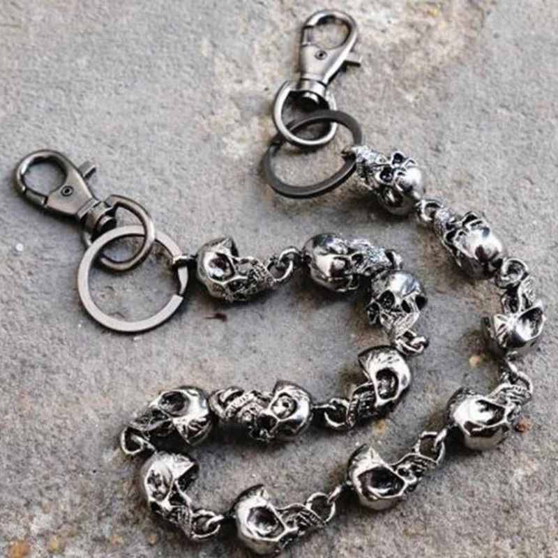 Jewelry Keychain Wallet Biker Punk Size ONE SIZE - 3 Thumbnail