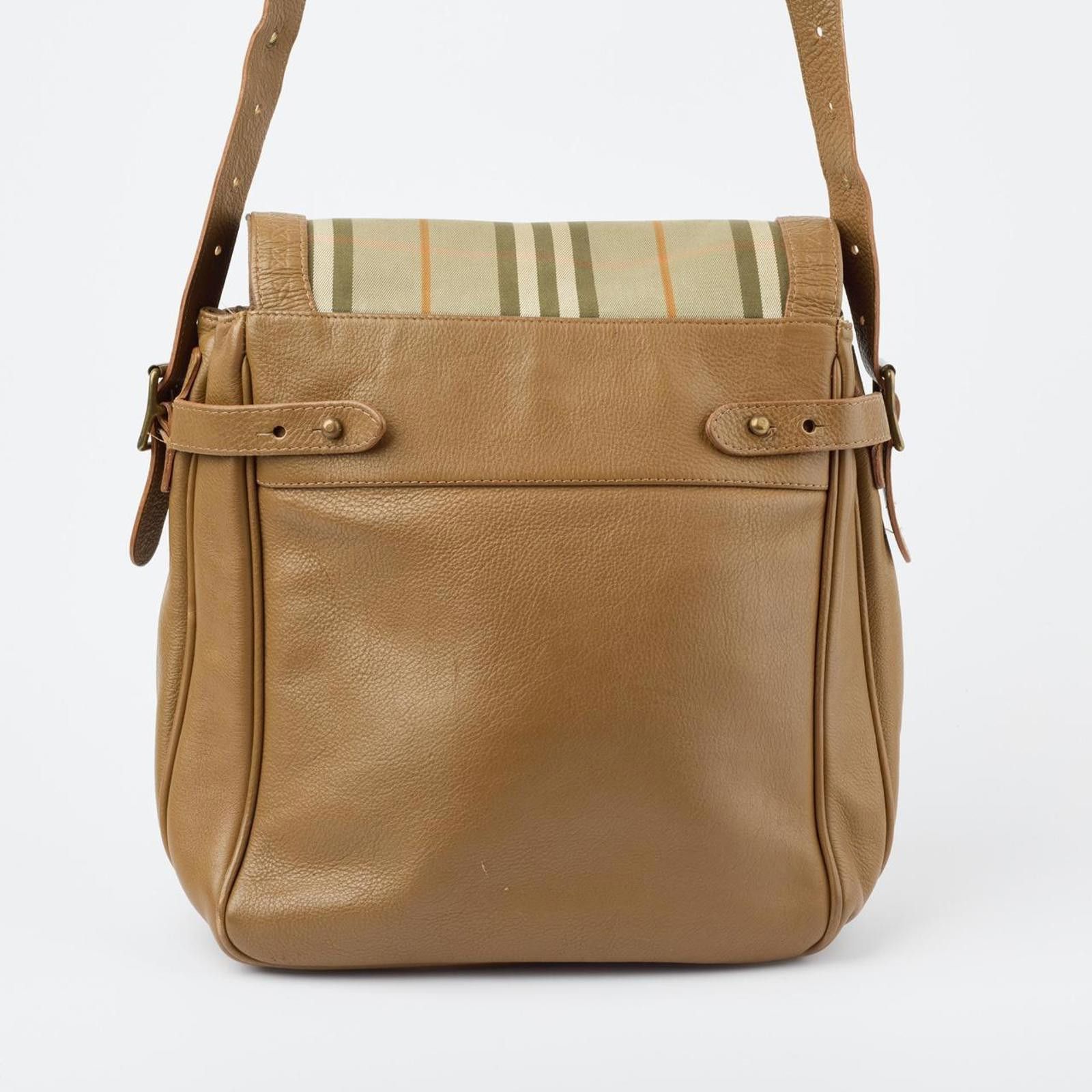 Burberry Burberrys Vintage Leather Nova Check Shoulder Crossbody Bag Size ONE SIZE - 3 Thumbnail