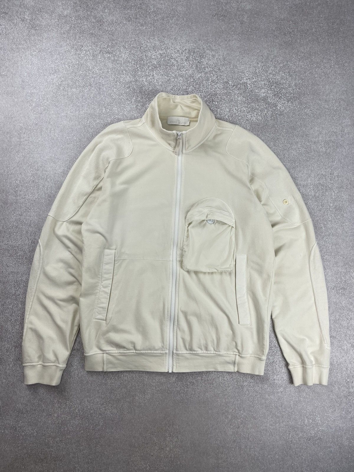 Stone Island × Streetwear Stone Island Ghost Piece Zip Hoodie 