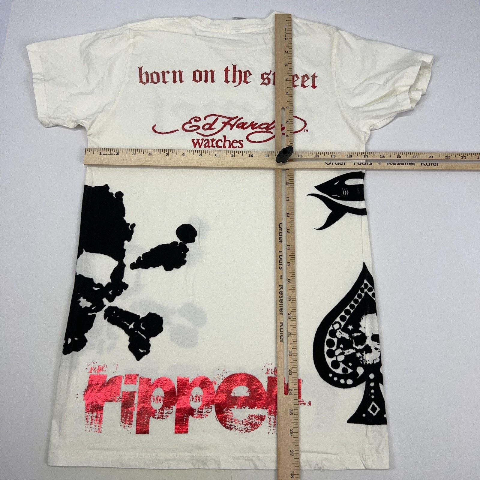 Ed Hardy Ed Hardy Smet Ripper T Shirt Christian Audigier White S Size US S / EU 44-46 / 1 - 9 Thumbnail