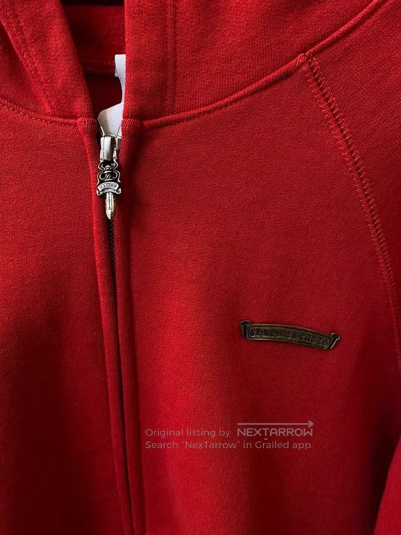 Chrome Hearts Chrome Hearts Red Zip-Up Hoodie Jacket. Size US S / EU 44-46 / 1 - 4 Thumbnail