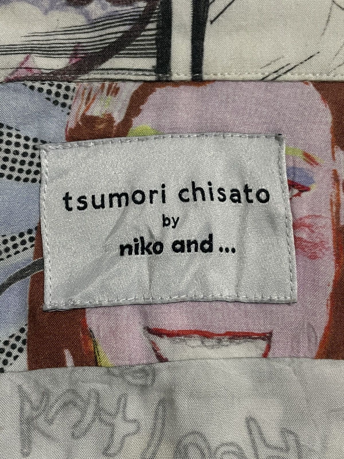 Tsumori Chisato Tsumori Chisato x Niko And Open Collar Comic Pattern Size US L / EU 52-54 / 3 - 12 Thumbnail