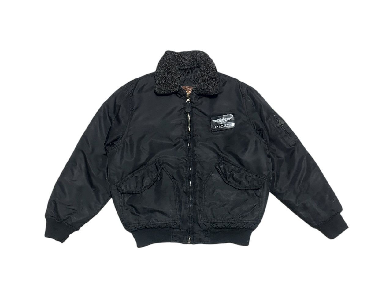 Vintage Vintage Us Air Force Bomber Jacket Size US L / EU 52-54 / 3 - 1 Thumbnail