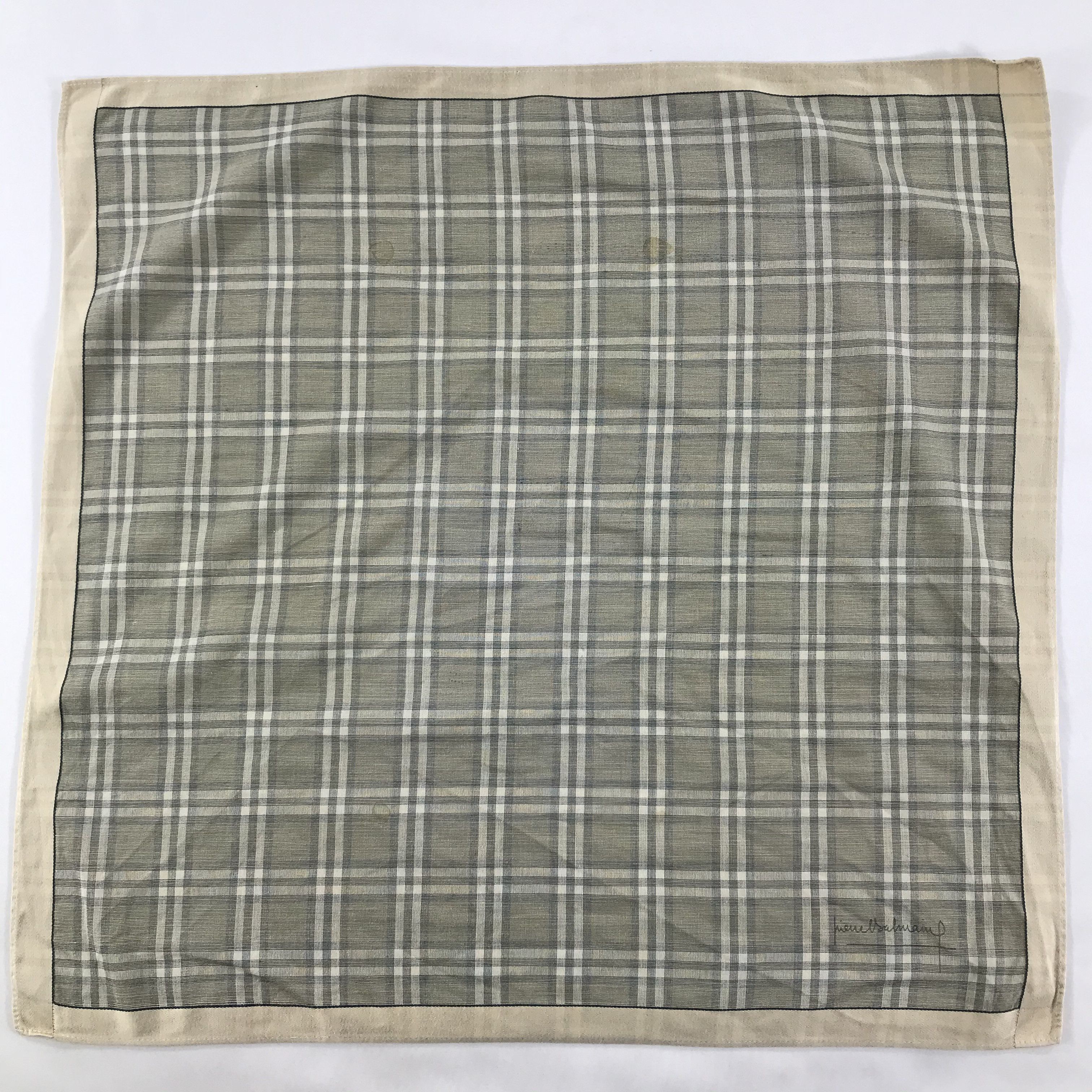 Pierre Balmain × Vintage Pierre Balmain Bandana / Handkerchief / Neckerchief - S1698 Size ONE SIZE - 1 Thumbnail