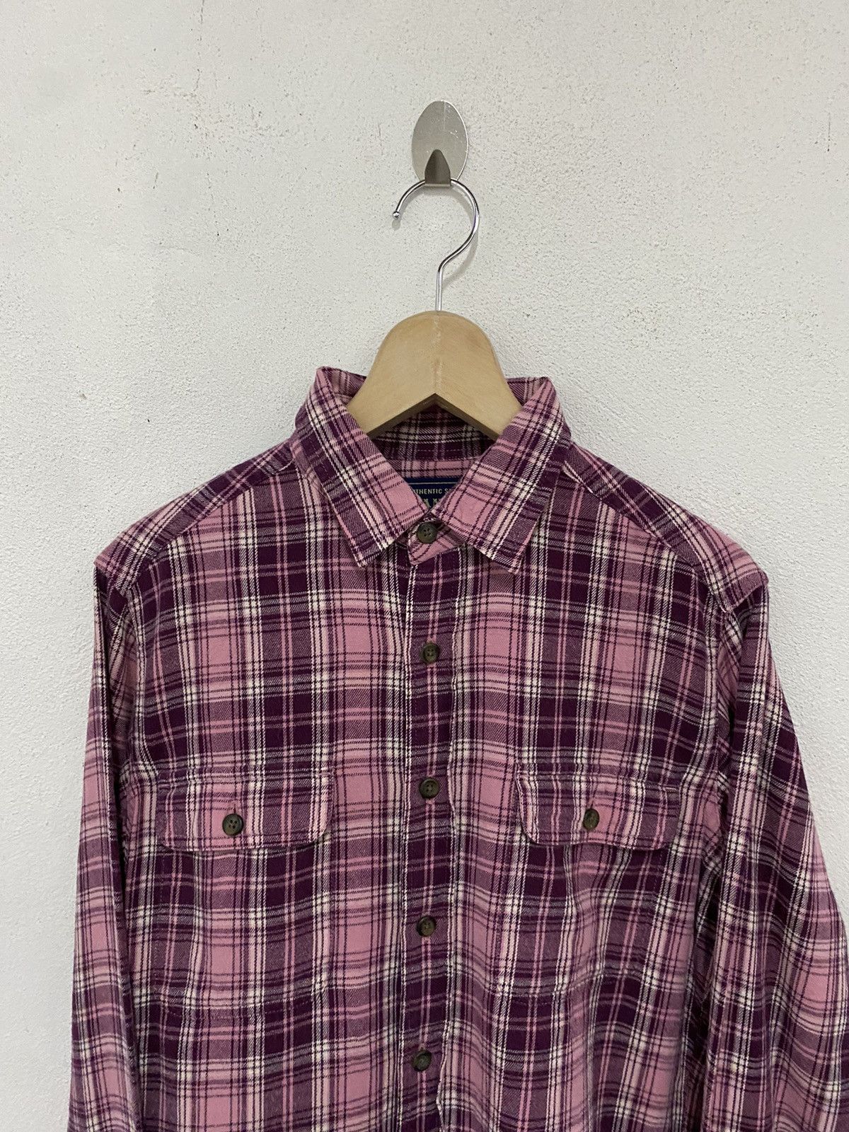 Japanese Brand × Uniqlo Japanese Brand Plaid Tartan Flannel Shirt Size US M / EU 48-50 / 2 - 3 Thumbnail