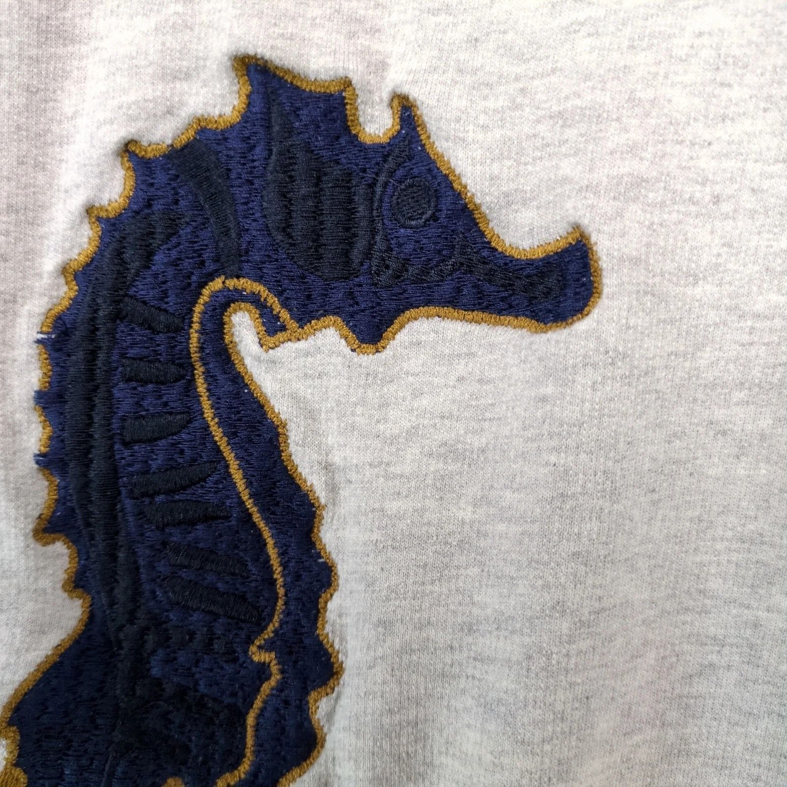 Sperry Sperry Top-Sider Seahorse Gray Pullover Sweatshirt Women's M Size M / US 6-8 / IT 42-44 - 10 Thumbnail