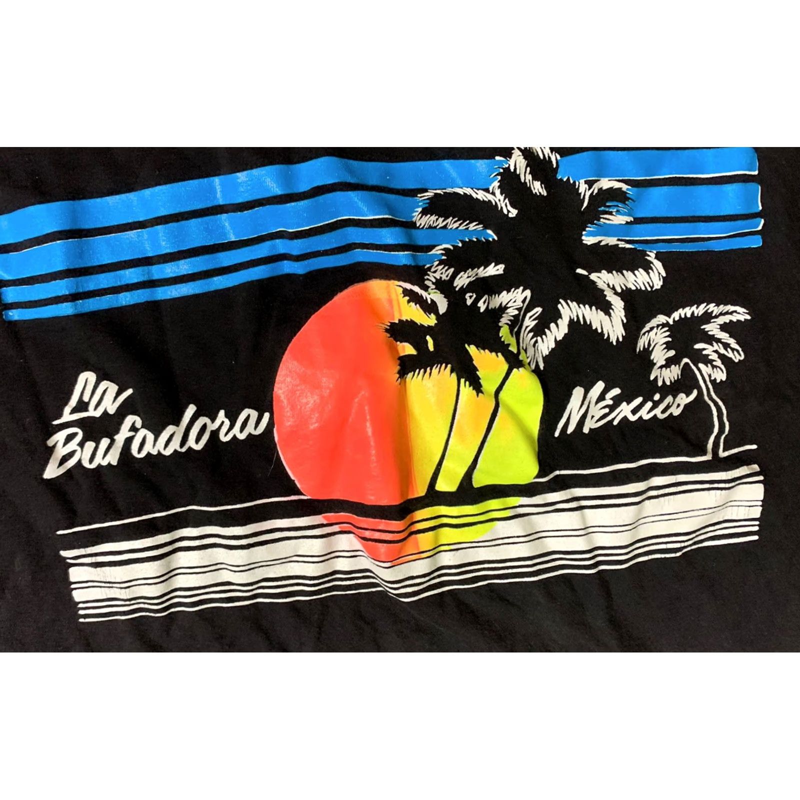 Vintage La Bufadora Mexico Mens Vintage T Shirt Medium 42 Extra Large Size US M / EU 48-50 / 2 - 2 Thumbnail