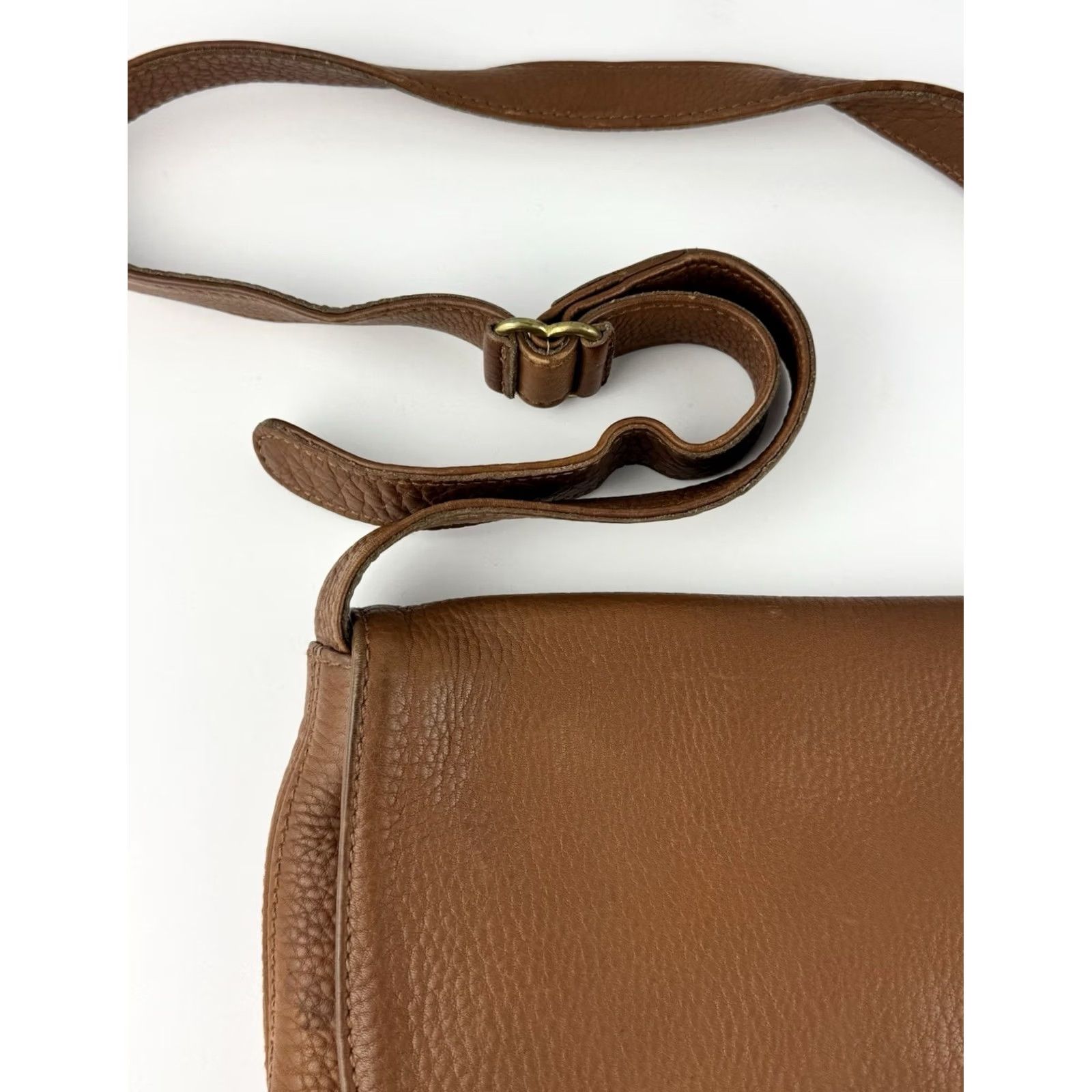 Coach VINTAGE Coach Bag Womens Sonoma Flap Bag 4903 Leather Brown Messenger USA 1990s Size ONE SIZE - 4 Thumbnail