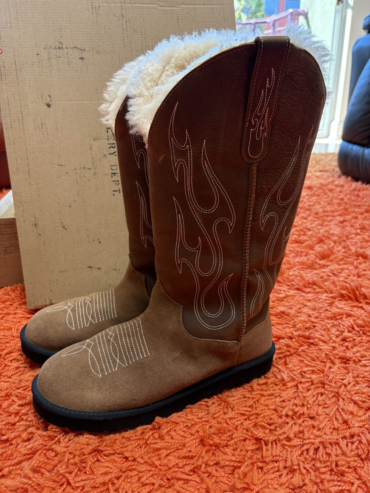 Gallery Dept. × Ugg GALLERY DEPT. x UGG COWBOY BOOTS Size US 12 / EU 45 - 4 Thumbnail