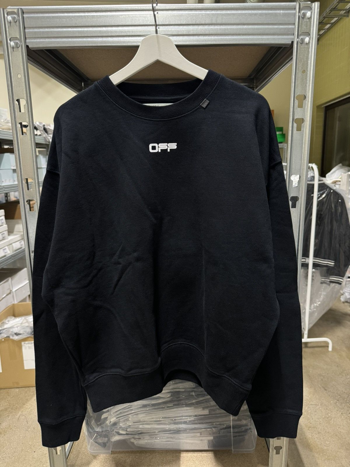 Off-White Off-White Logo Sweatshirt NEW 750$ Size US M / EU 48-50 / 2 - 2 Thumbnail