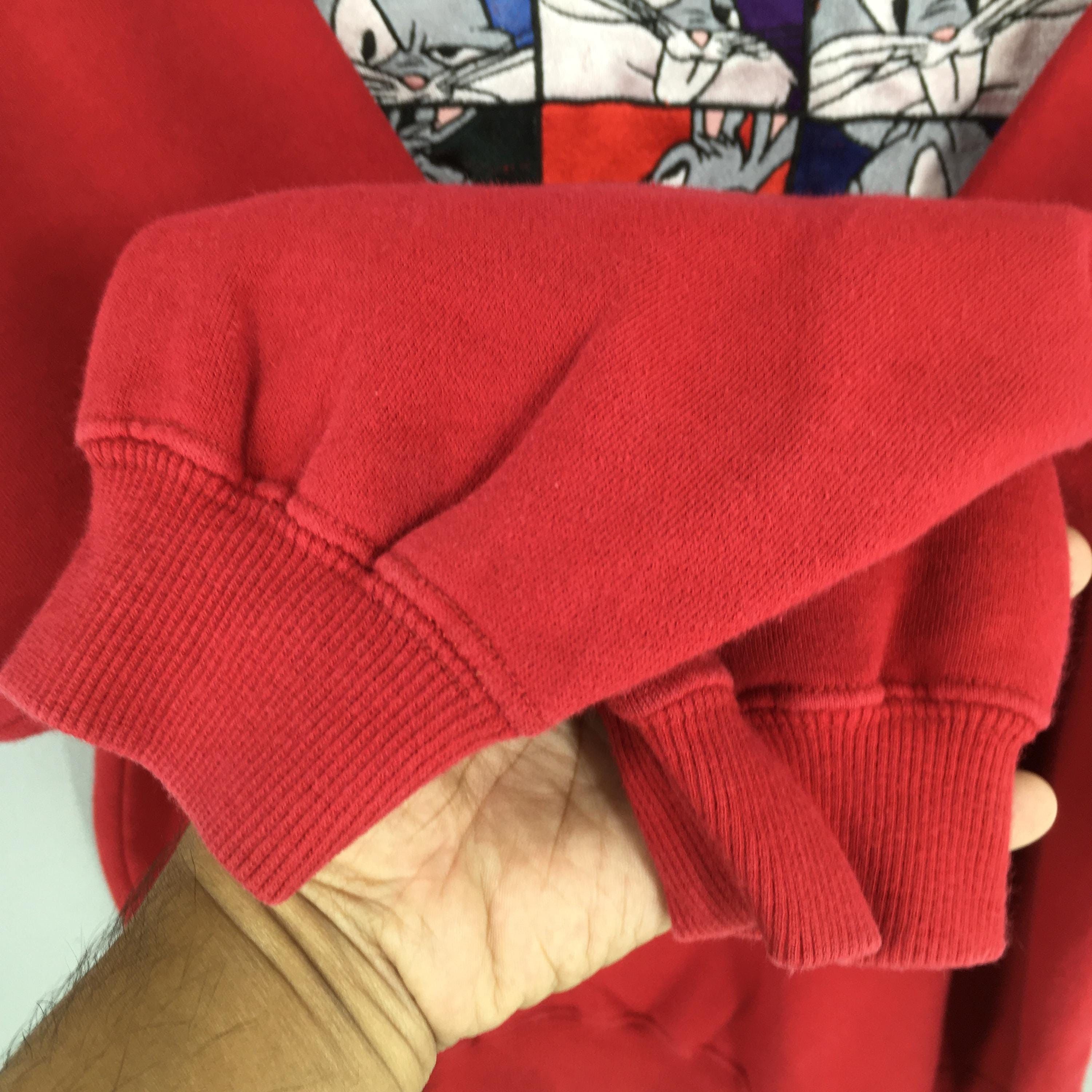 Vintage Vintage Bugs Bunny Warner Bros Red Sweatshirt Large Size US L / EU 52-54 / 3 - 4 Thumbnail