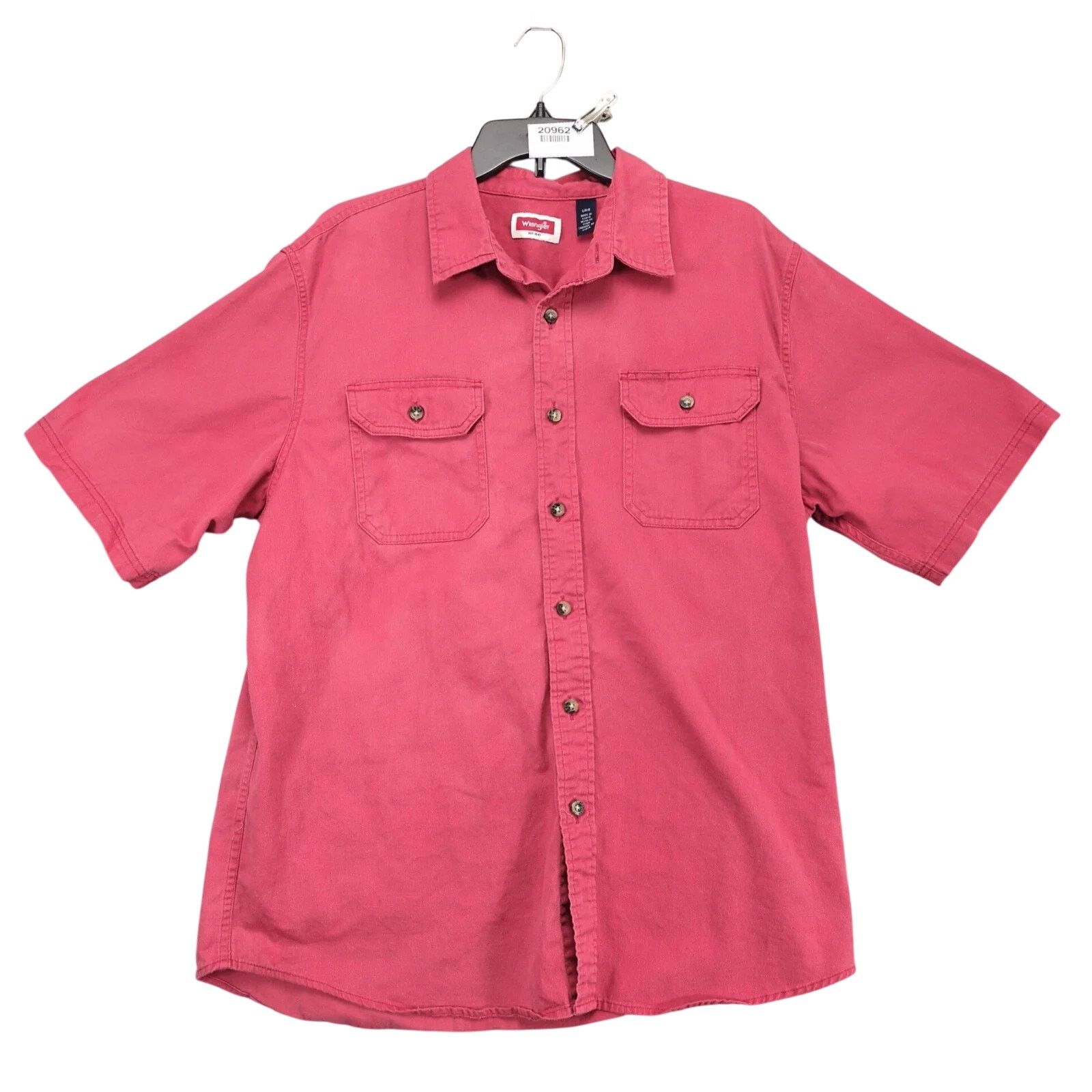 Wrangler Vtg Y2K Wrangler Red Button Up Workwear Shirt Men's L Size US L / EU 52-54 / 3 - 1 Thumbnail