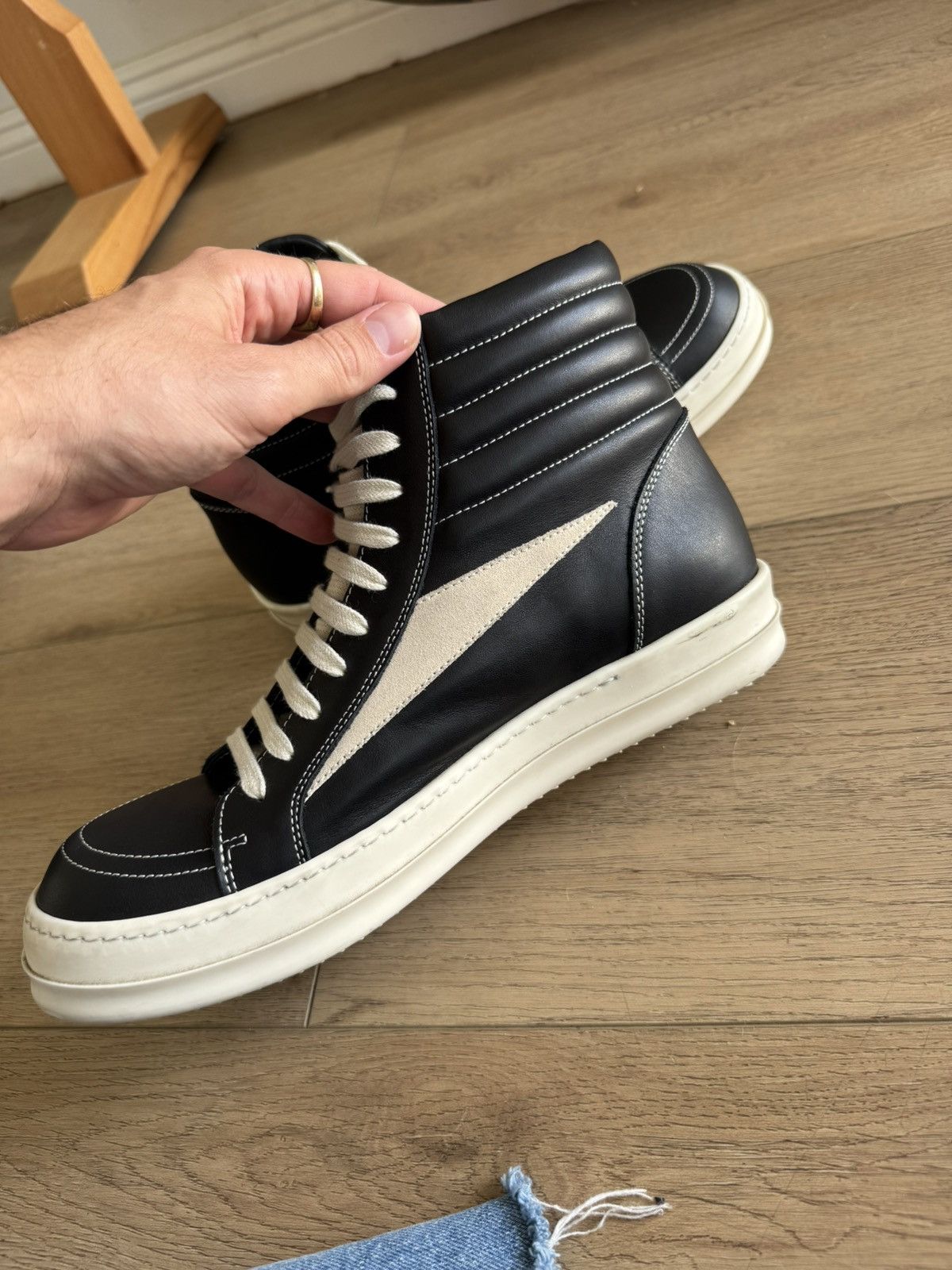 Rick Owens Leather Vans Vintage Size US 11 / EU 44 - 4 Thumbnail