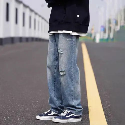 Japanese Brand Kurusu x Asada Light Blue High Street Vintage Loose Jeans Size US 32 / EU 48 - 8 Thumbnail