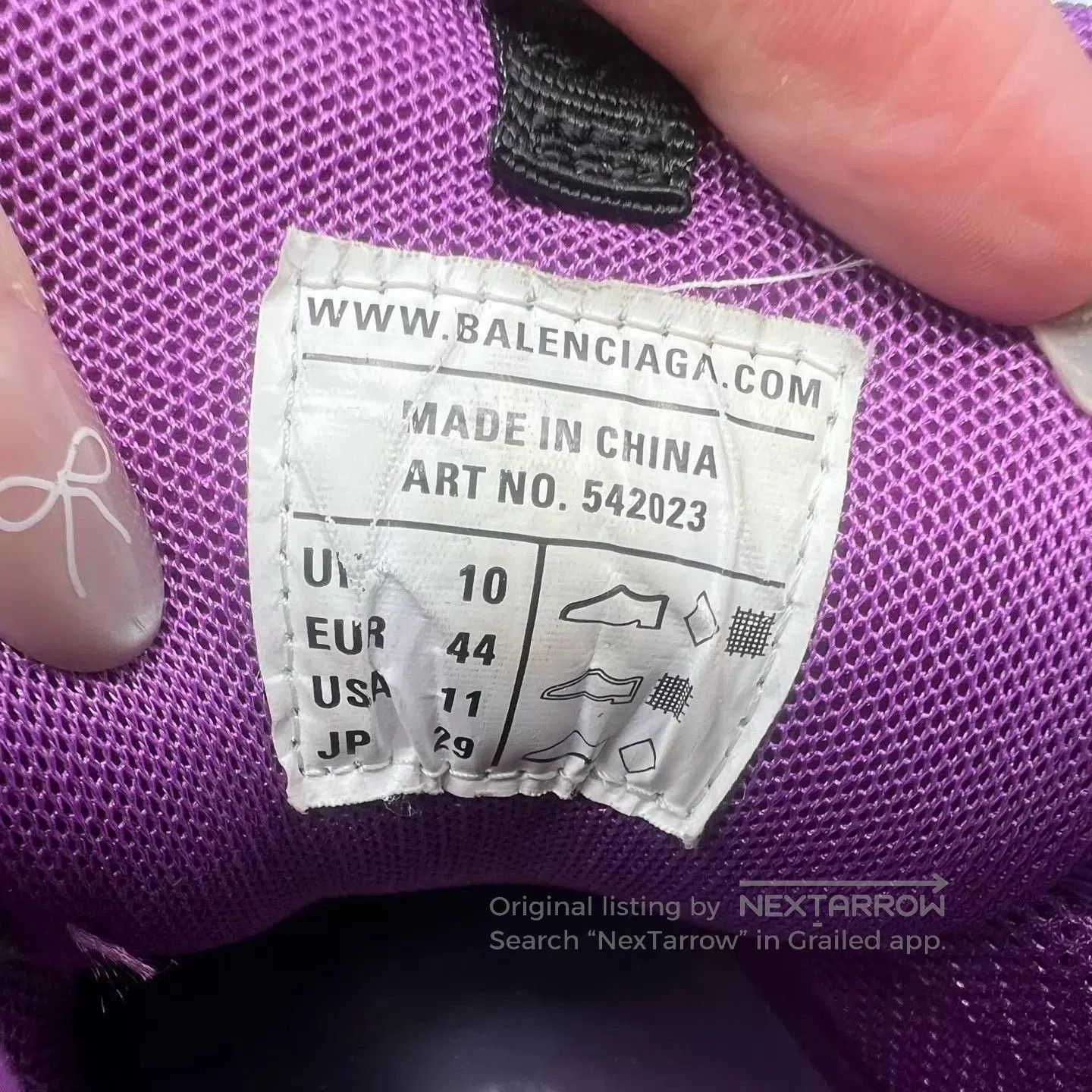 Balenciaga Multi-Color High-Top Sneakers Size 11. Size US 11 / EU 44 - 8 Thumbnail
