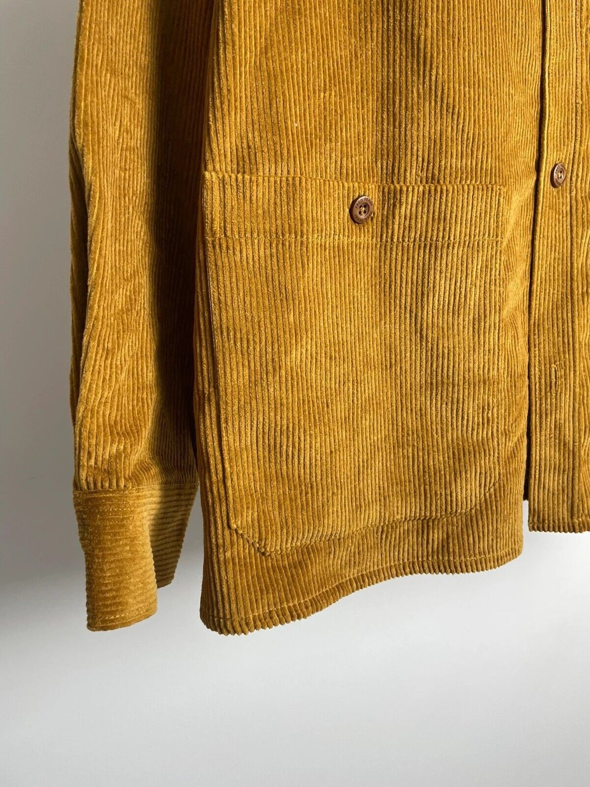 Fred Perry Fred Perry Corduroy Overshirt - Dark Caramel in size L Size US L / EU 52-54 / 3 - 8 Thumbnail