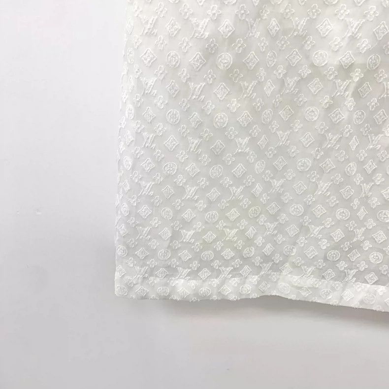 Louis Vuitton Louis Vuitton White Silk Sleeveless Dress -2505 Size XS / US 0-2 / IT 36-38 - 5 Thumbnail