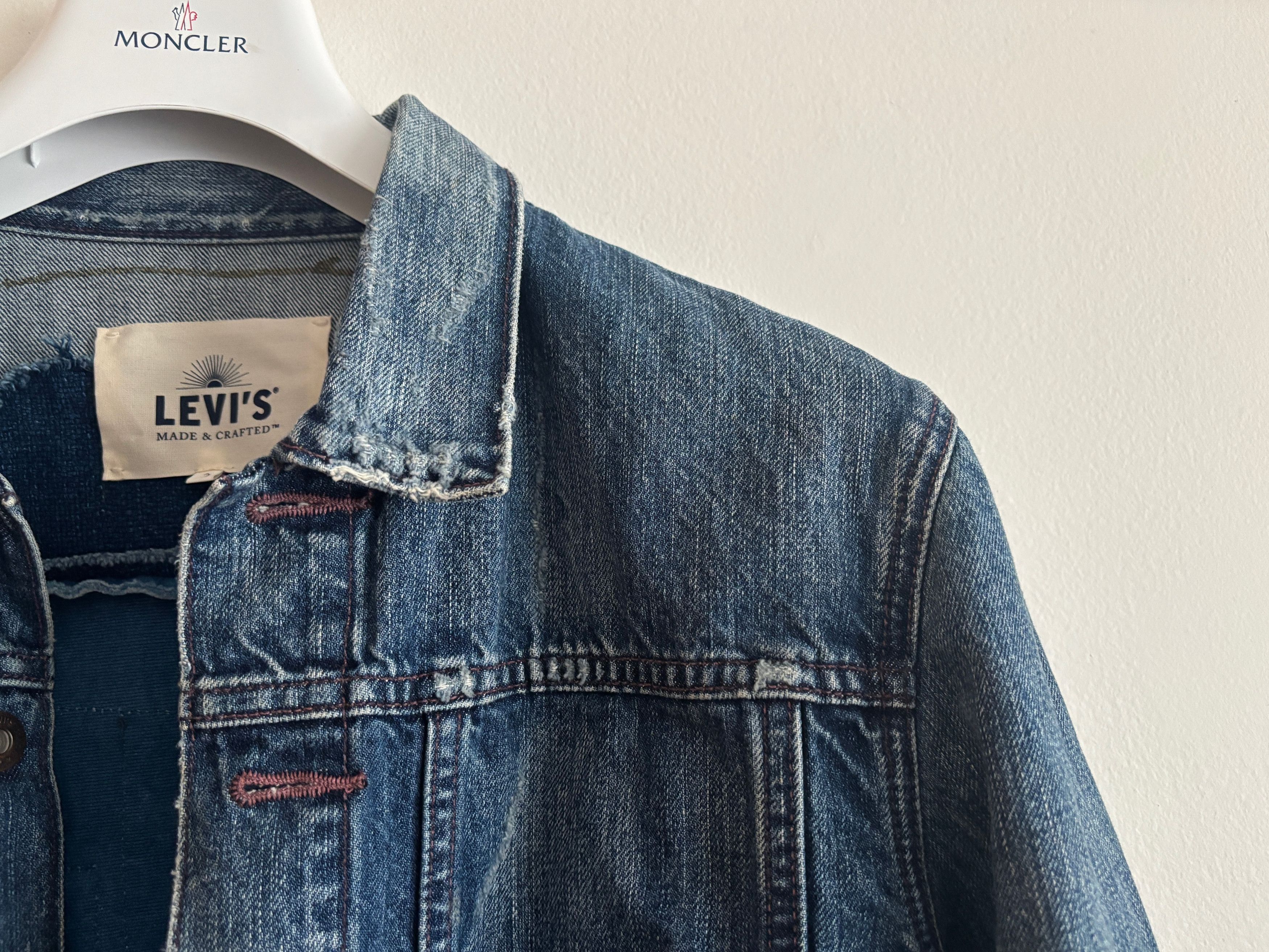 Levi's Made & Crafted Boro Patchwork Blue Denim Type IV Trucker Jacket - Medium Size US M / EU 48-50 / 2 - 2 Thumbnail