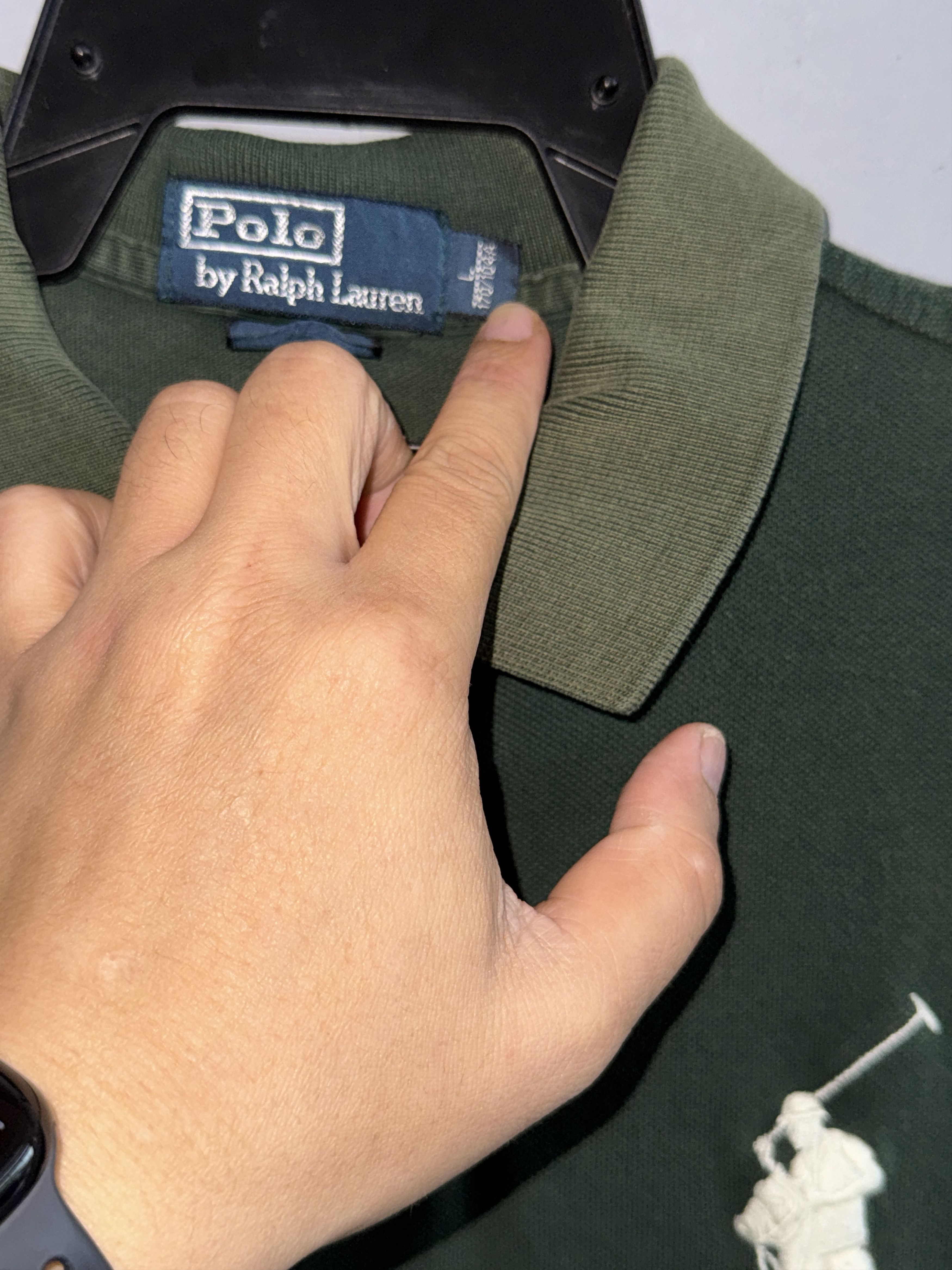 Polo Ralph Lauren Polo Ralph Lauren Vintage Polo T-Shirt Size US L / EU 52-54 / 3 - 4 Thumbnail