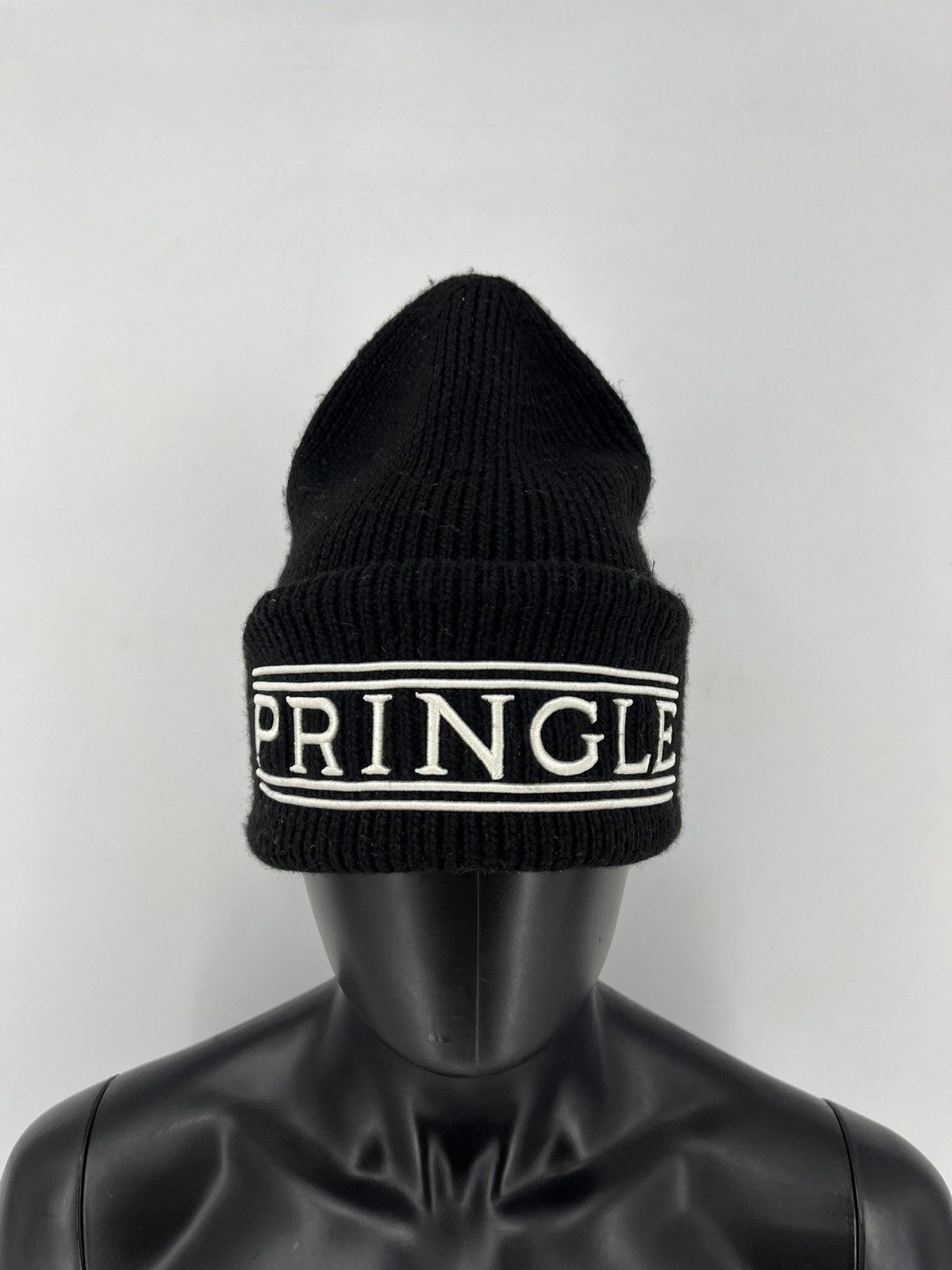 Pringle Of Scotland × Vintage Vintage Y2K Pringle of Scotland hat Beanie Mohair Size ONE SIZE - 1 Thumbnail