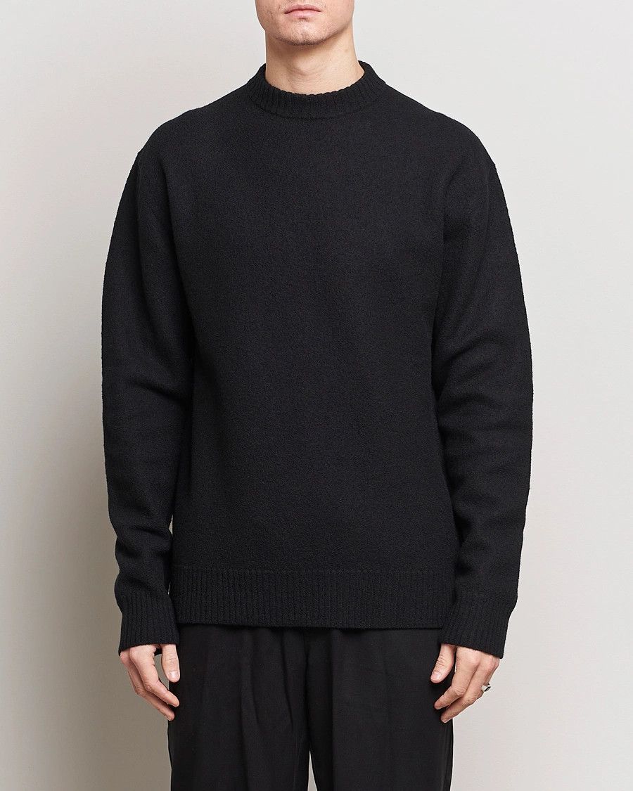 Jil Sander o1loc1c0426 Wool Sweater in Black Size US S / EU 44-46 / 1 - 3 Thumbnail