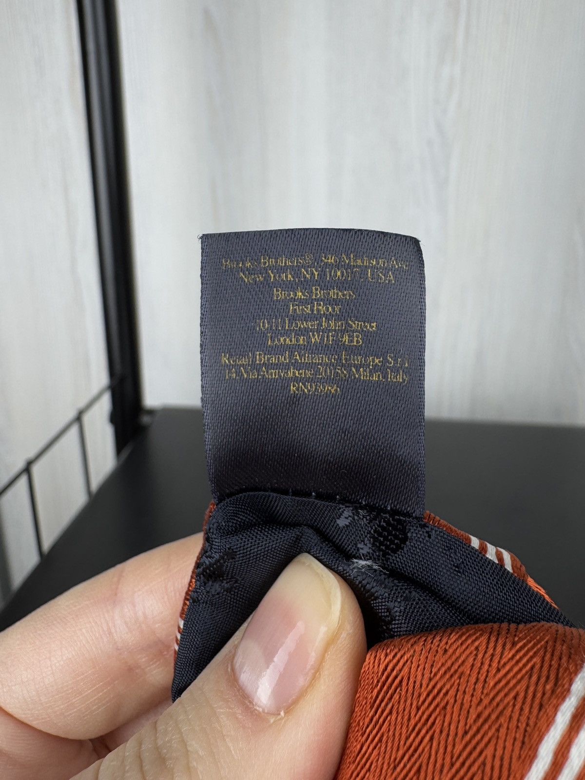 Brooks Brothers Brooks Brothers Makers Tie Red Repp Striped Preppy Woven USA Size ONE SIZE - 4 Thumbnail