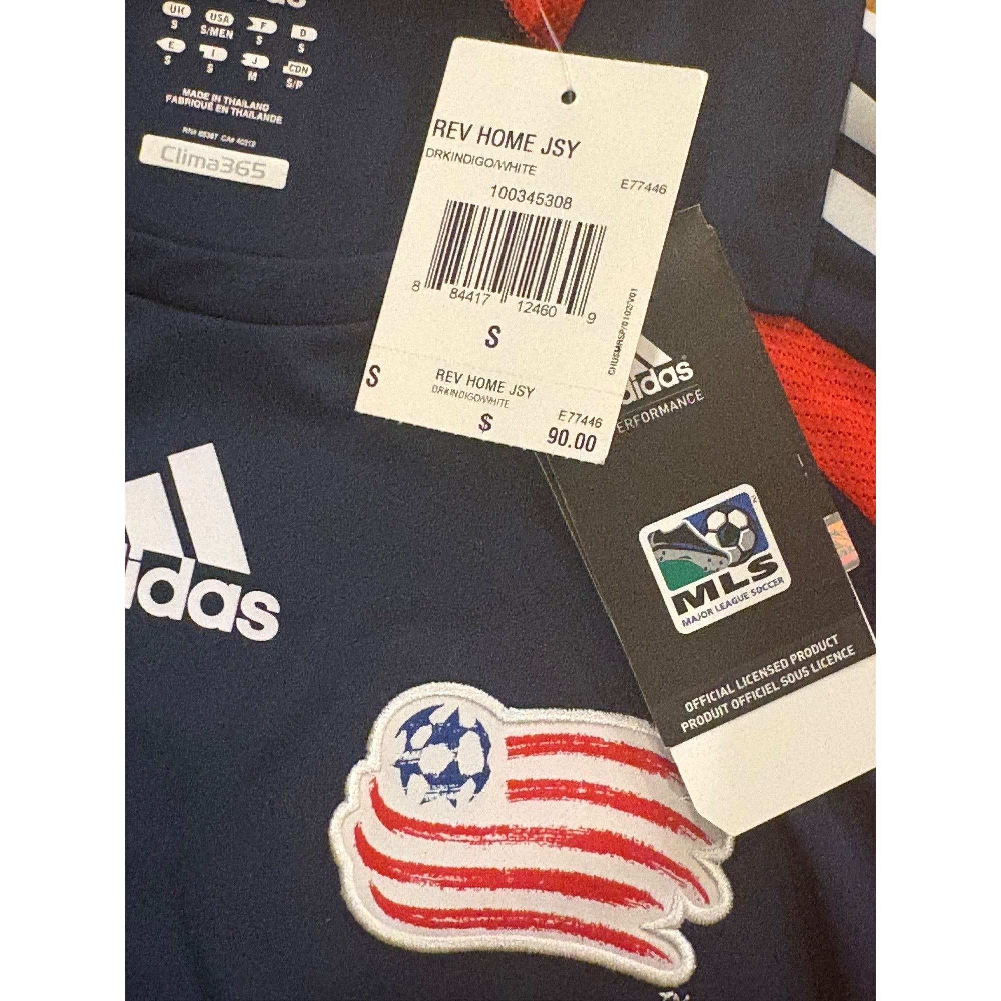 Adidas Adidas 2009 New England Revolutions Home Kit MLS Soccer Jers Size US S / EU 44-46 / 1 - 10 Thumbnail
