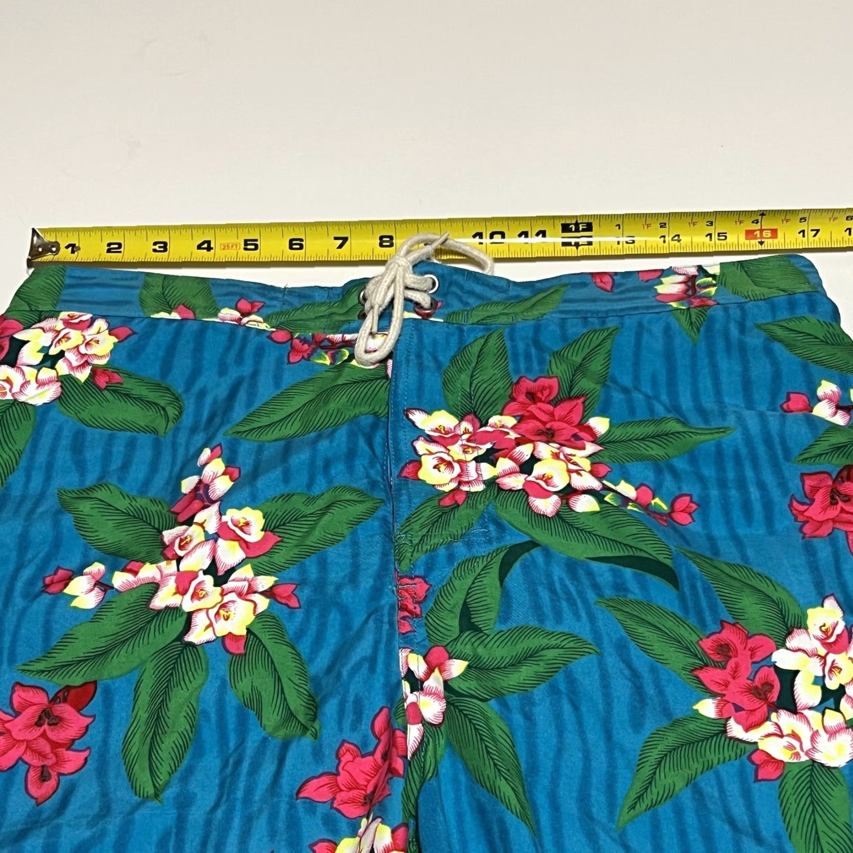 Polo Ralph Lauren Polo Ralph Lauren Men’s Blue Pink Floral Print Swim Trunks Large Size US L / EU 52-54 / 3 - 3 Thumbnail