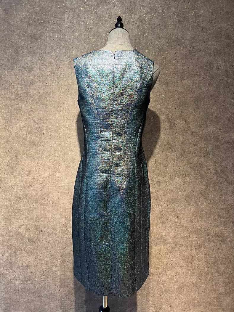 Jil Sander Jil Sander Metallic fabric dress Size XS / US 0-2 / IT 36-38 - 5 Thumbnail