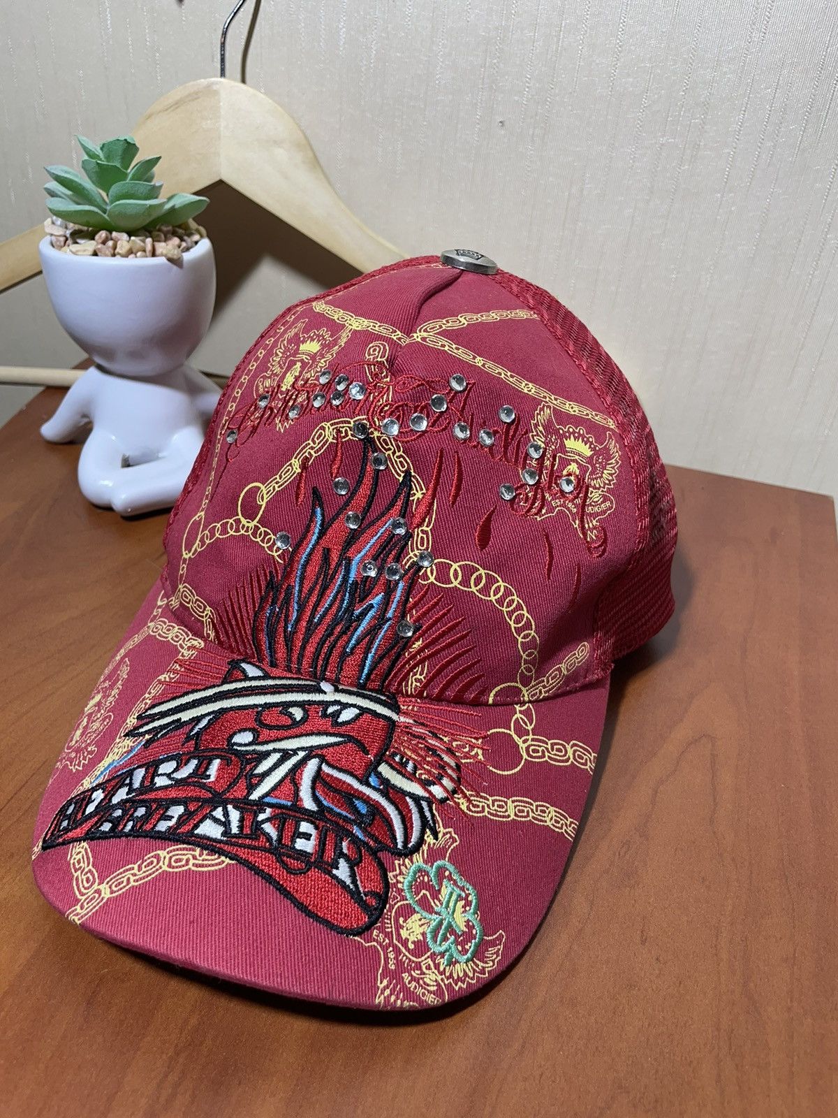 Christian Audigier × Ed Hardy × Vintage Christian Audiger vintage japanese cap Size ONE SIZE - 2 Thumbnail