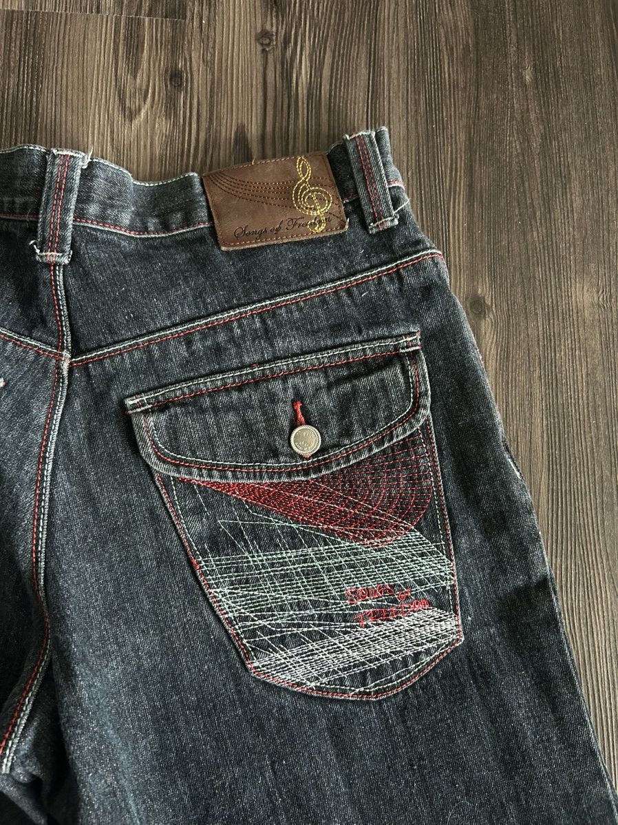 Other Y2K Embroidered Jeans Loose Fit Size US 32 / EU 48 - 4 Thumbnail