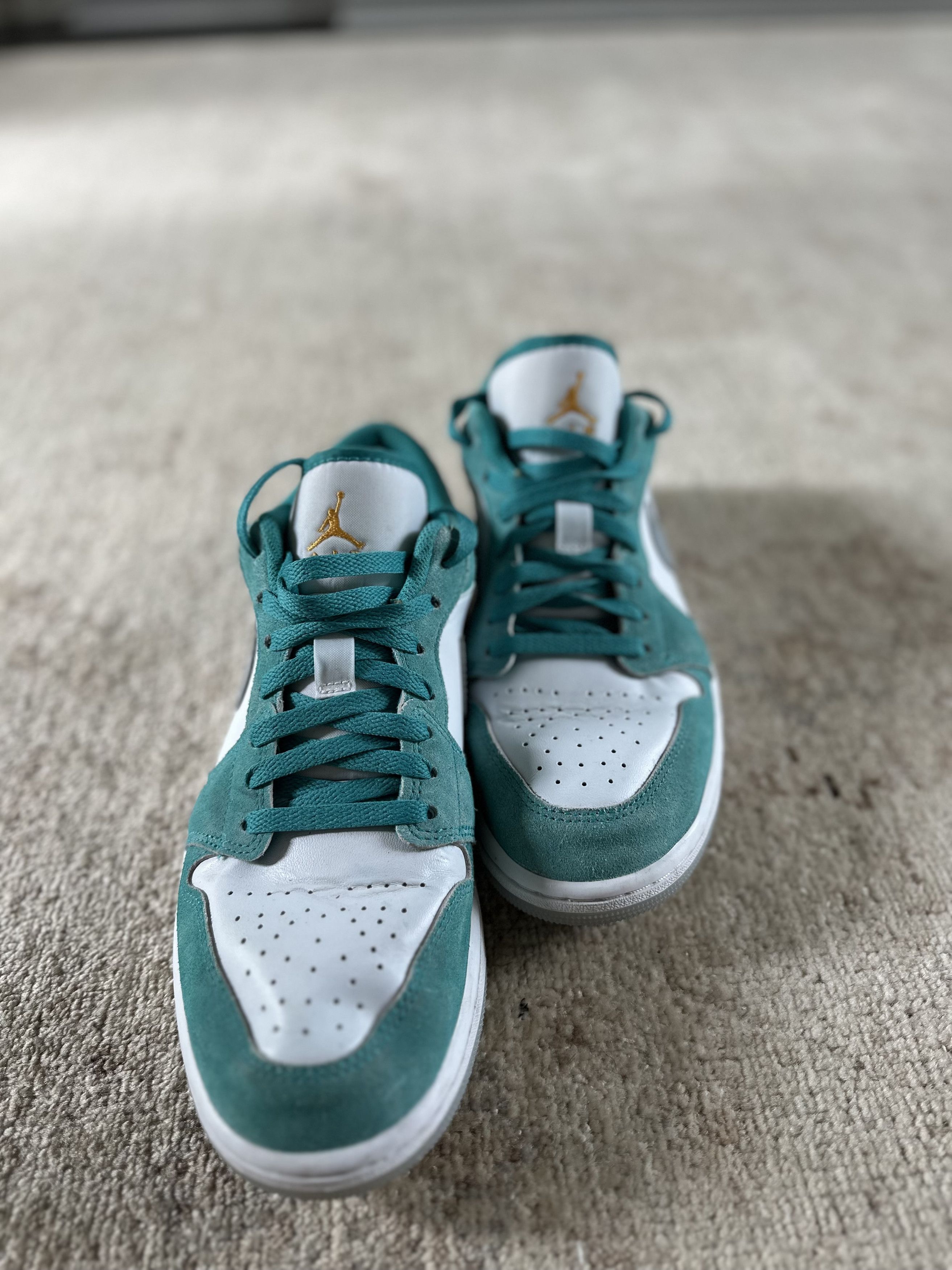 Nike Air Jordan 1 Low 'New Emerald' Size US 10 / EU 43 - 5 Thumbnail