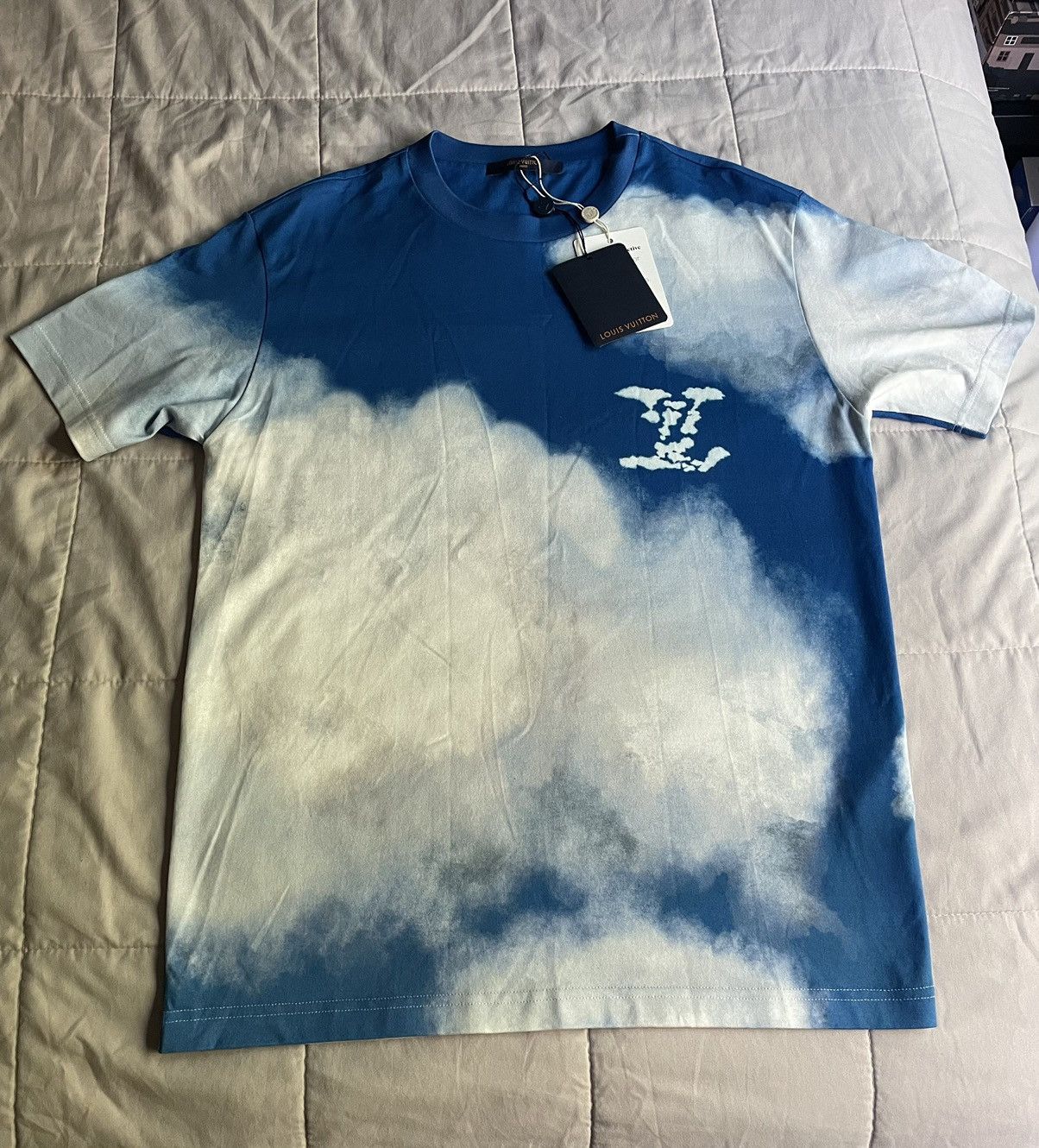 Louis Vuitton × Virgil Abloh Louis Vuitton Clouds Logo T Shirt
